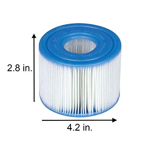 Intex 29001E PureSpa Type S1 Easy Set di cartucce Filtro per Piscina, 6 filtri