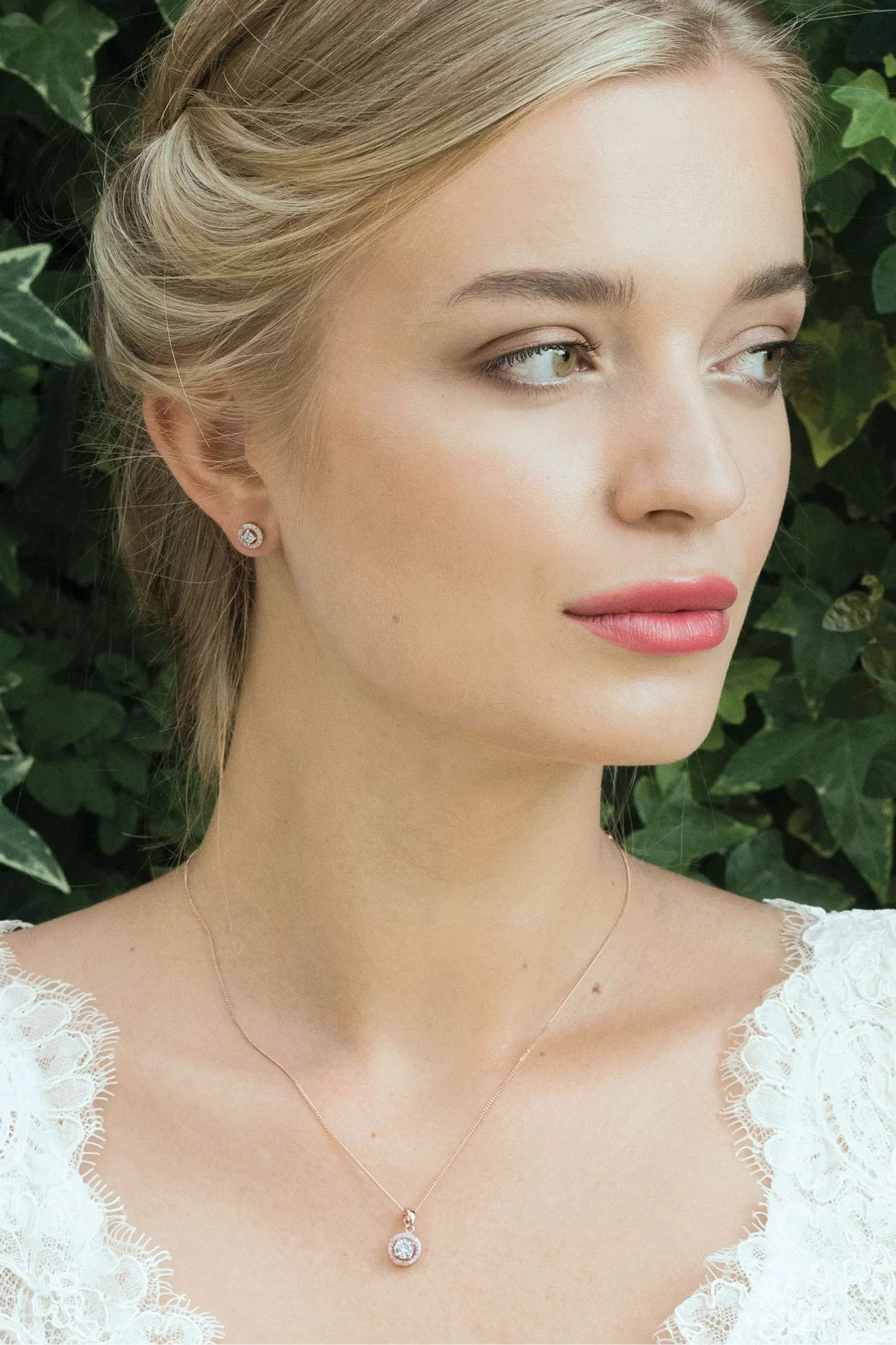 Ivory & Co - Balmoral - Ciondolo con delicati cristalli