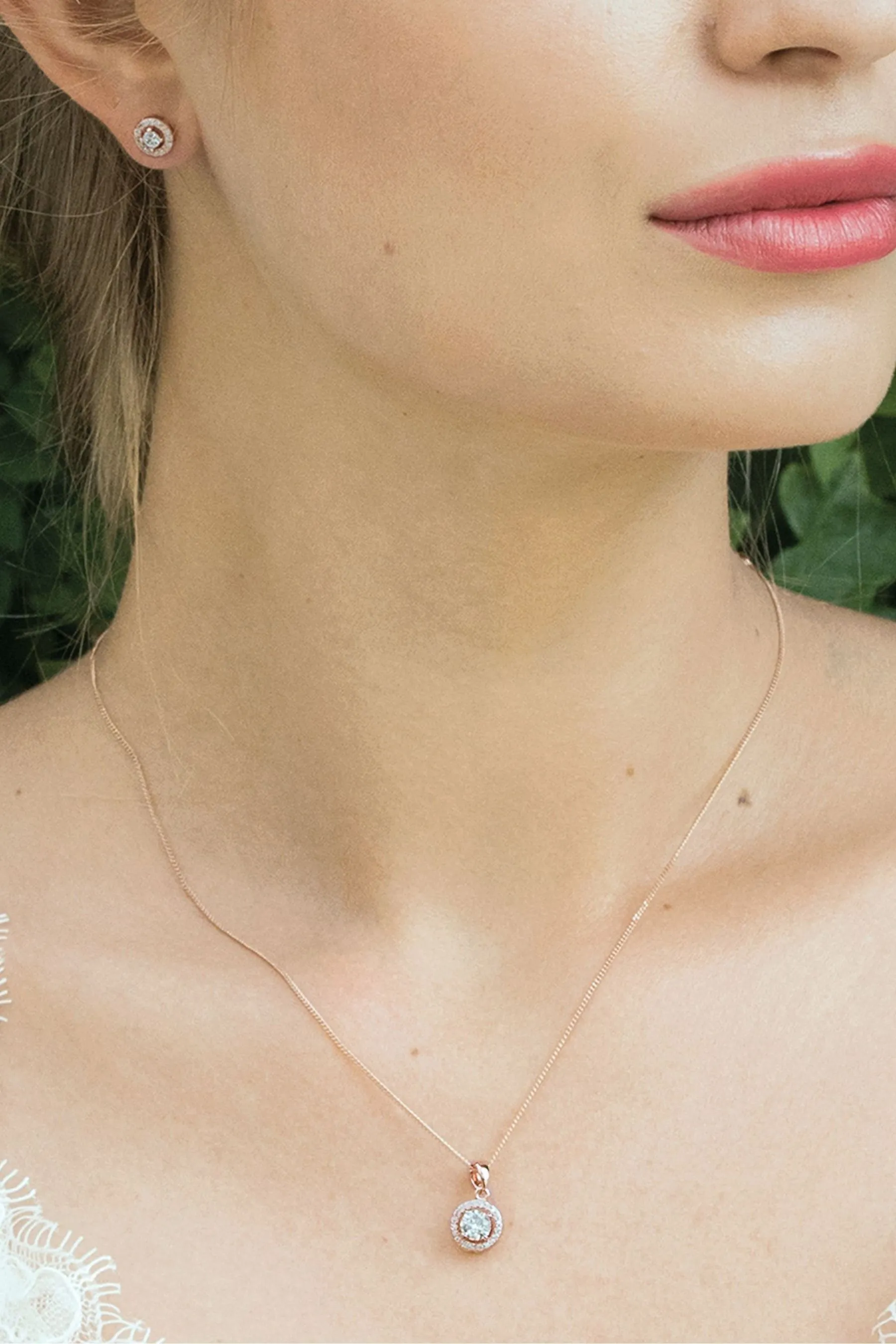 Ivory & Co - Balmoral - Ciondolo con delicati cristalli