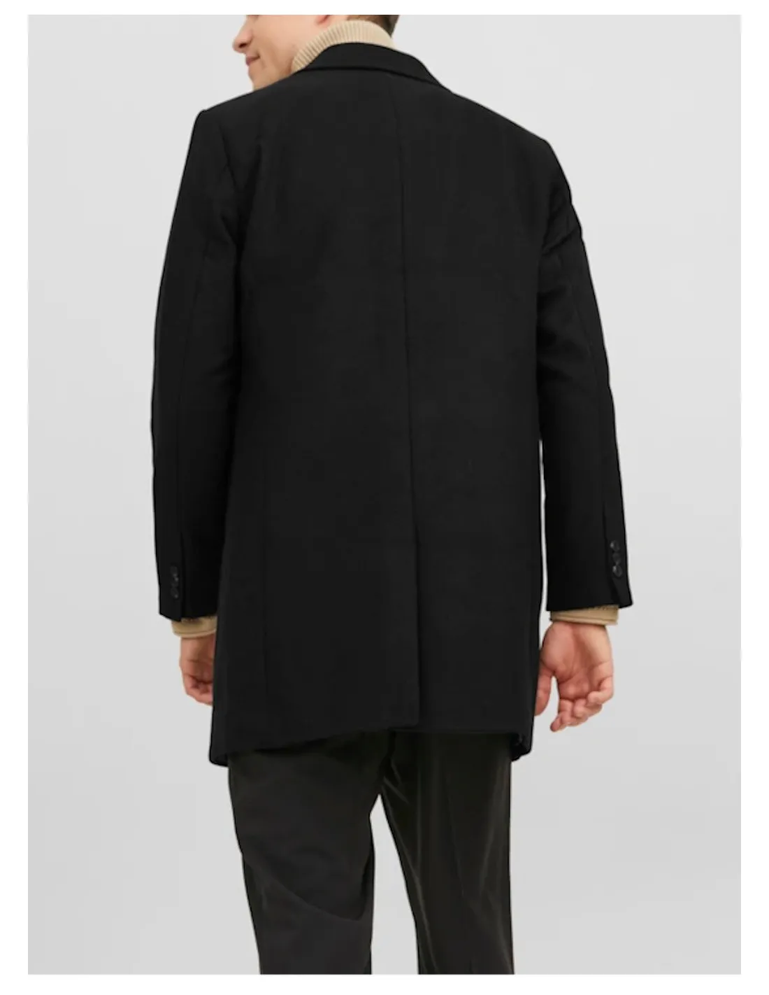 JACK & JONES CAPPOTTO UOMO,JJEMORRISON WOOL COAT S