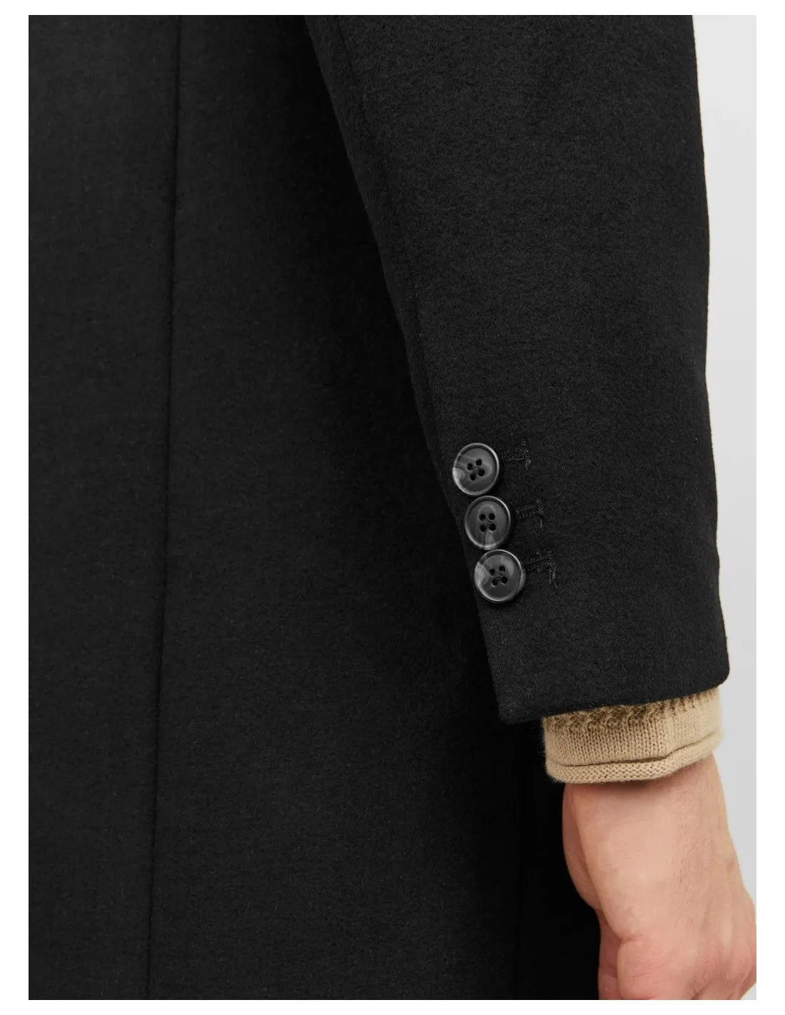 JACK & JONES CAPPOTTO UOMO,JJEMORRISON WOOL COAT S