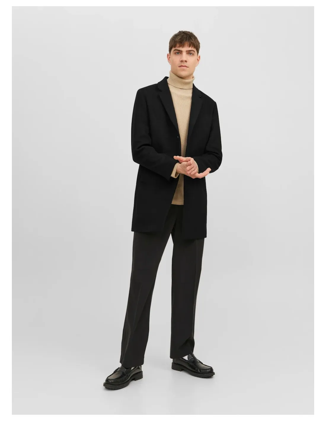 JACK & JONES CAPPOTTO UOMO,JJEMORRISON WOOL COAT S