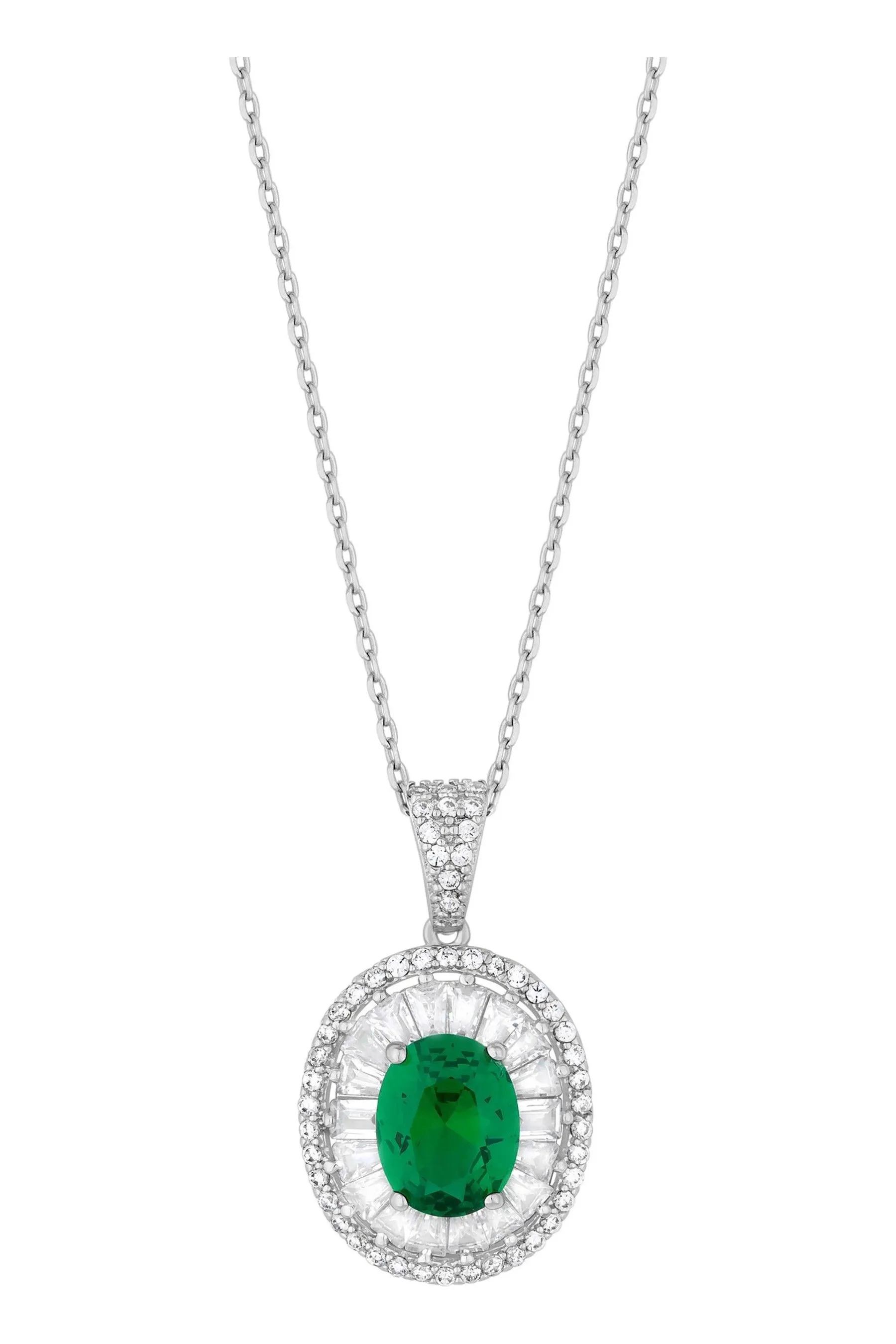 Jon Richard - Collana con ciondolo vistoso con zirconia cubica