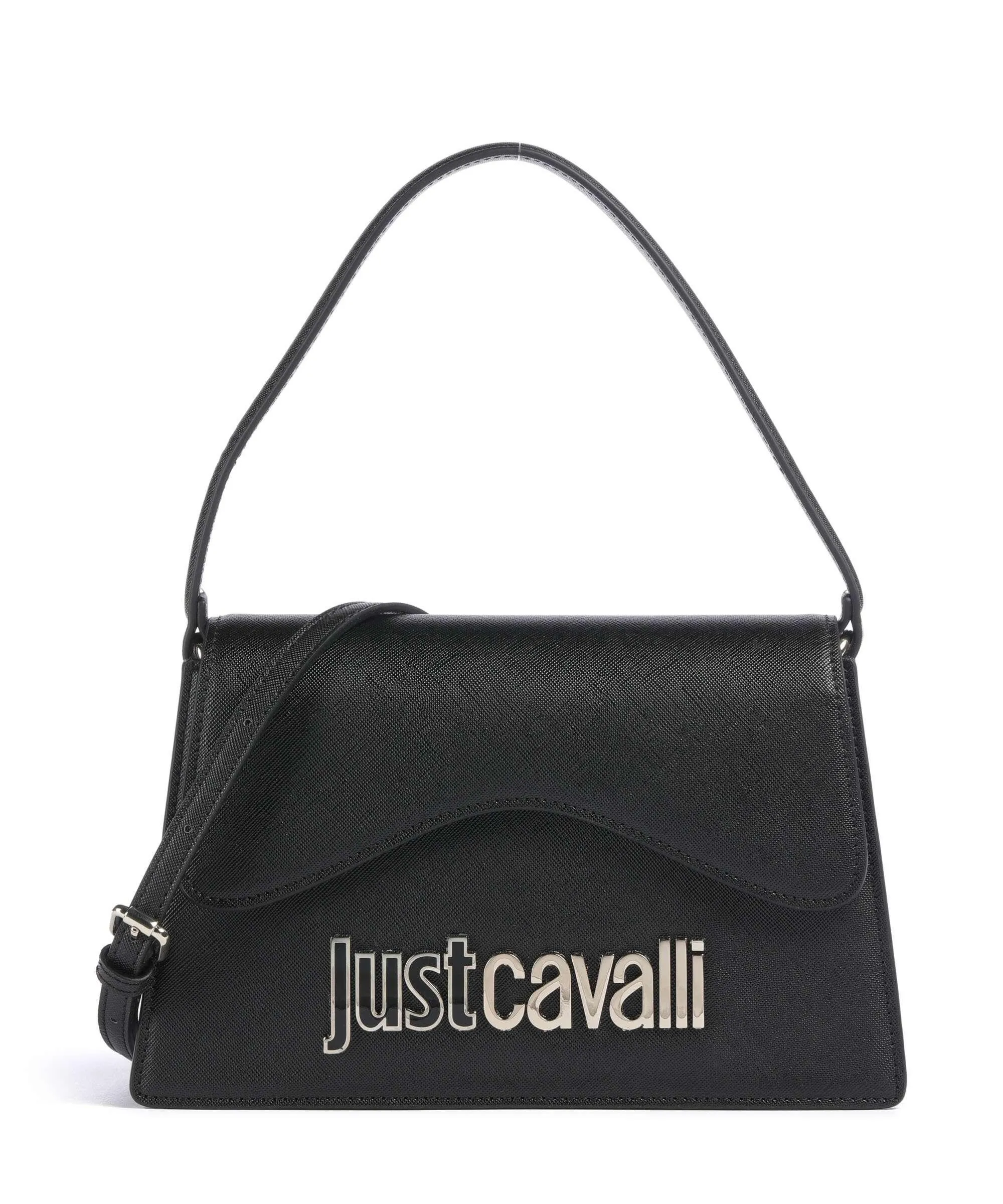  Just Cavalli Range B Style 4 Borsa a spalla pelle sintetica nero  