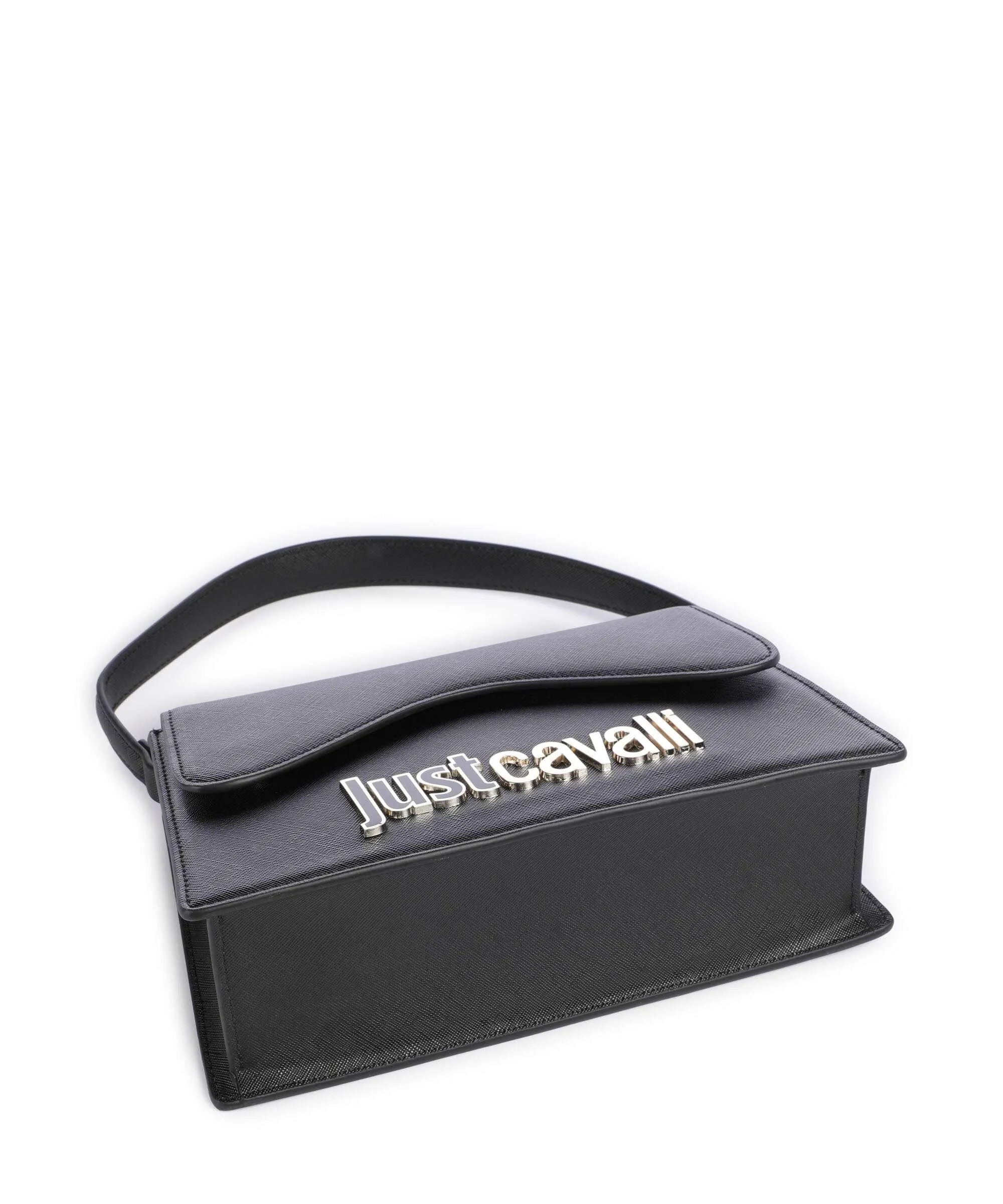  Just Cavalli Range B Style 4 Borsa a spalla pelle sintetica nero  
