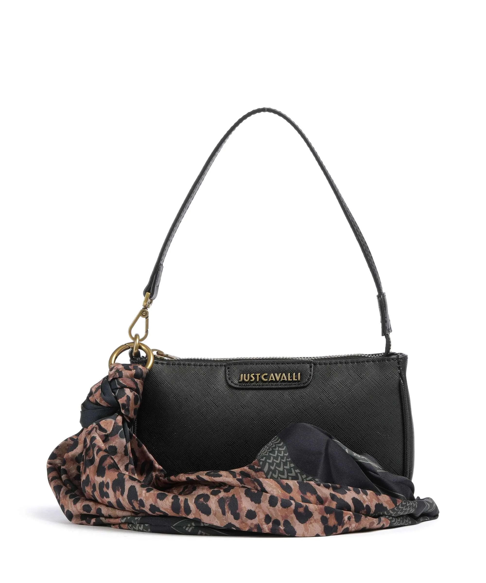  Just Cavalli Range I Style 5 Borsa a spalla pelle sintetica nero  