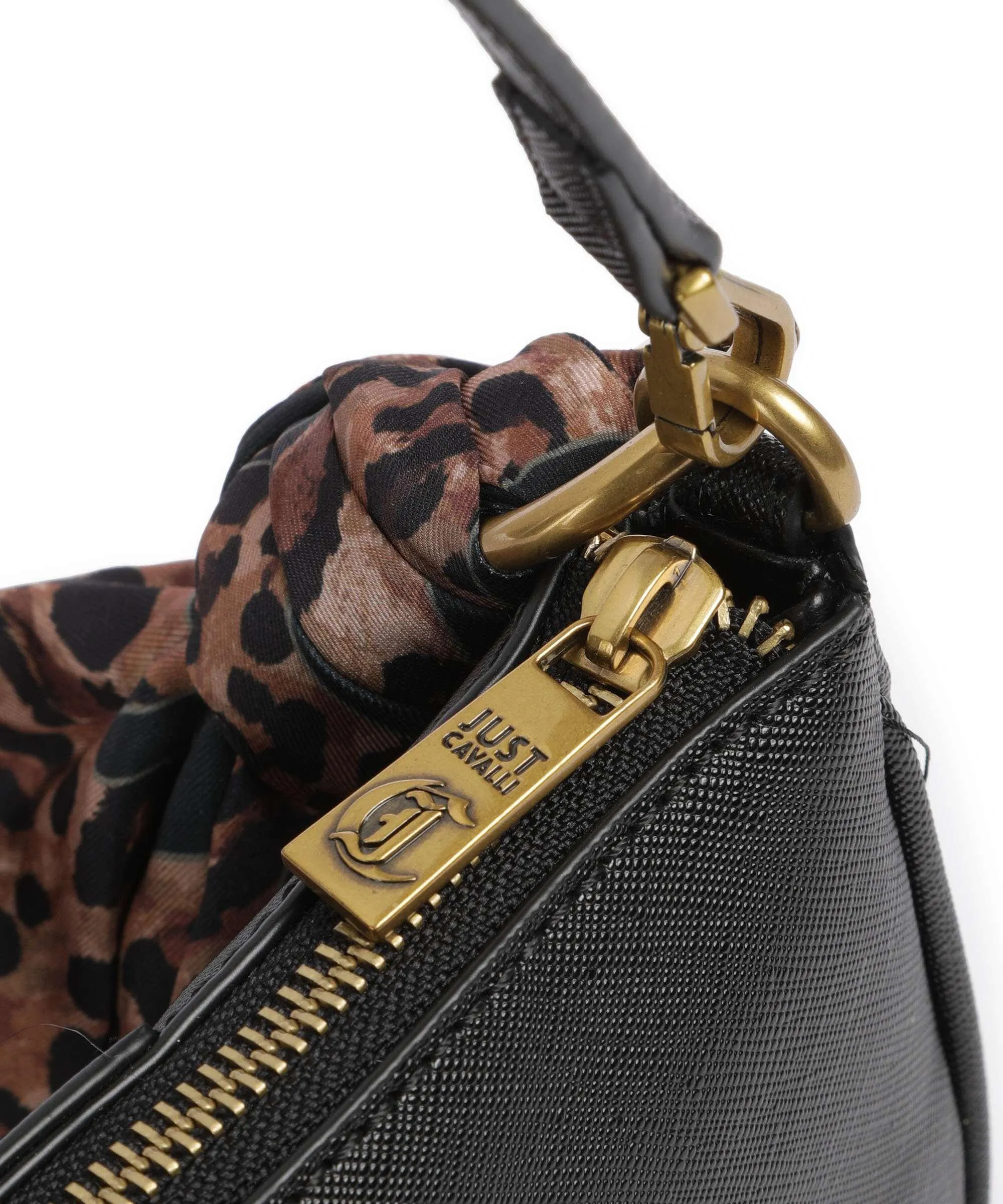  Just Cavalli Range I Style 5 Borsa a spalla pelle sintetica nero  