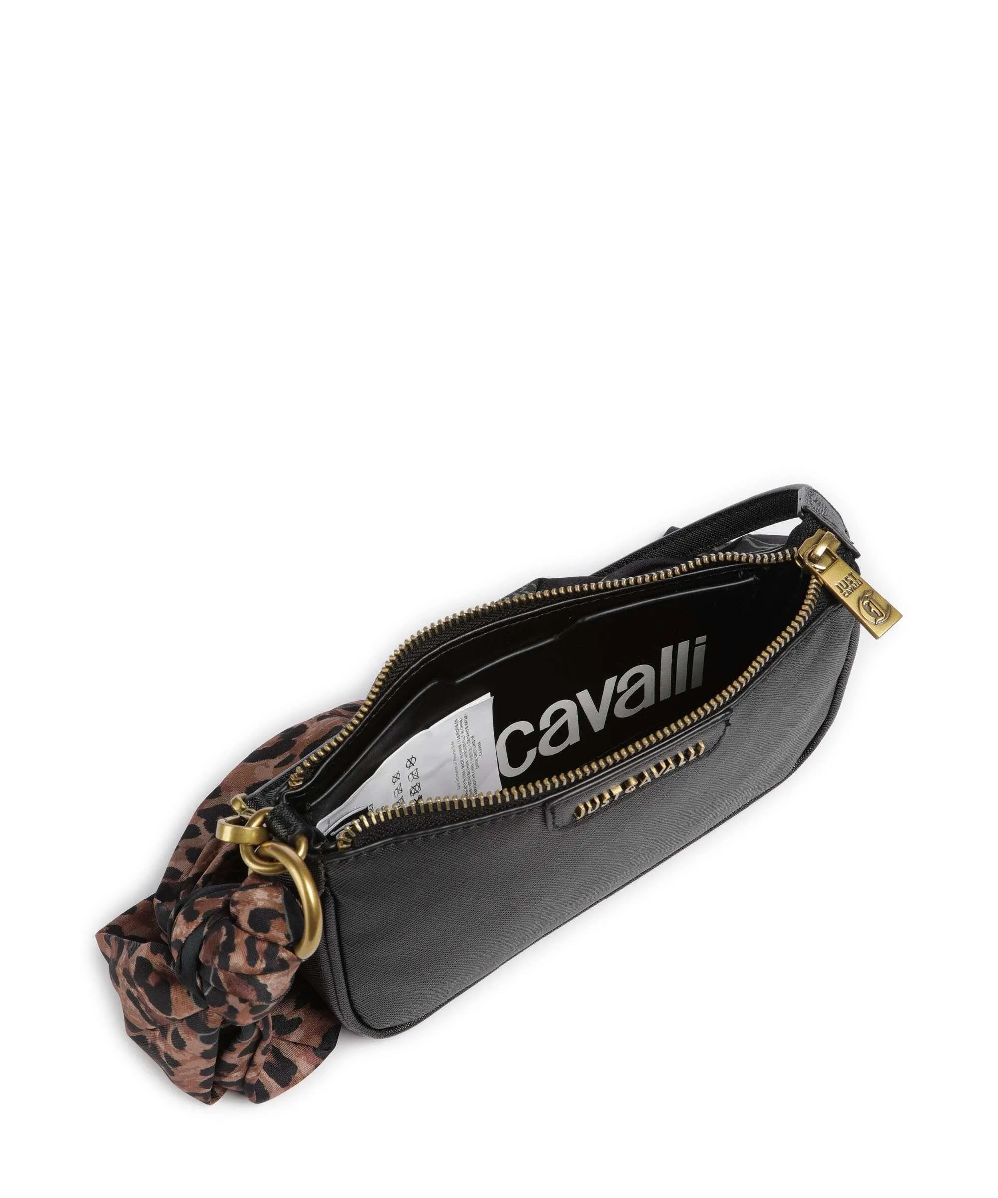  Just Cavalli Range I Style 5 Borsa a spalla pelle sintetica nero  