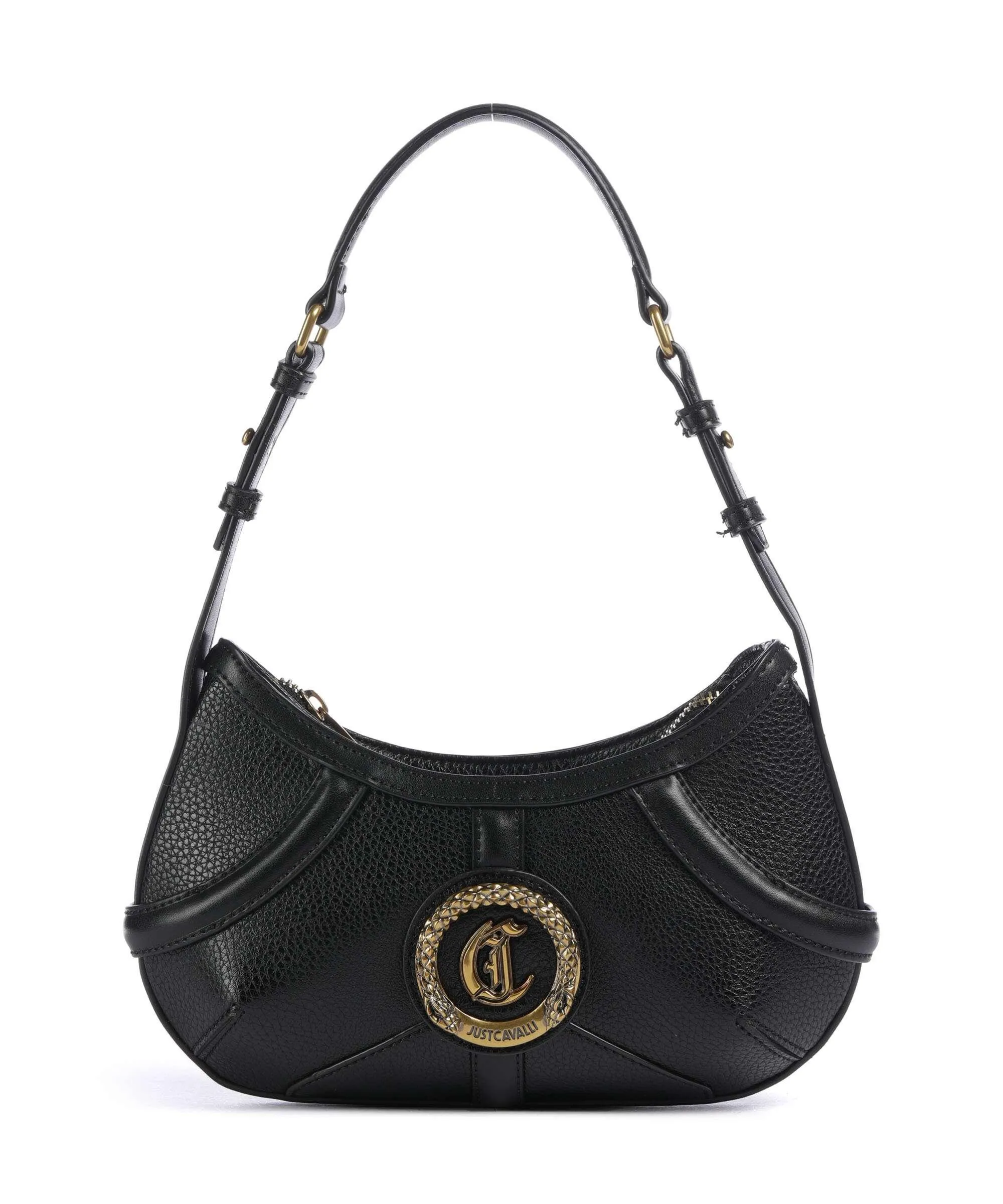  Just Cavalli Range M Style 2 Borsa a spalla pelle sintetica nero  