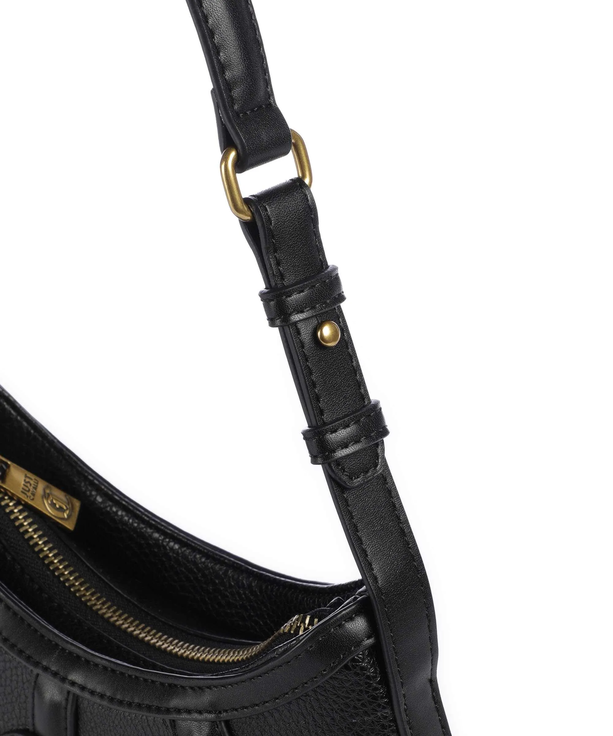  Just Cavalli Range M Style 2 Borsa a spalla pelle sintetica nero  