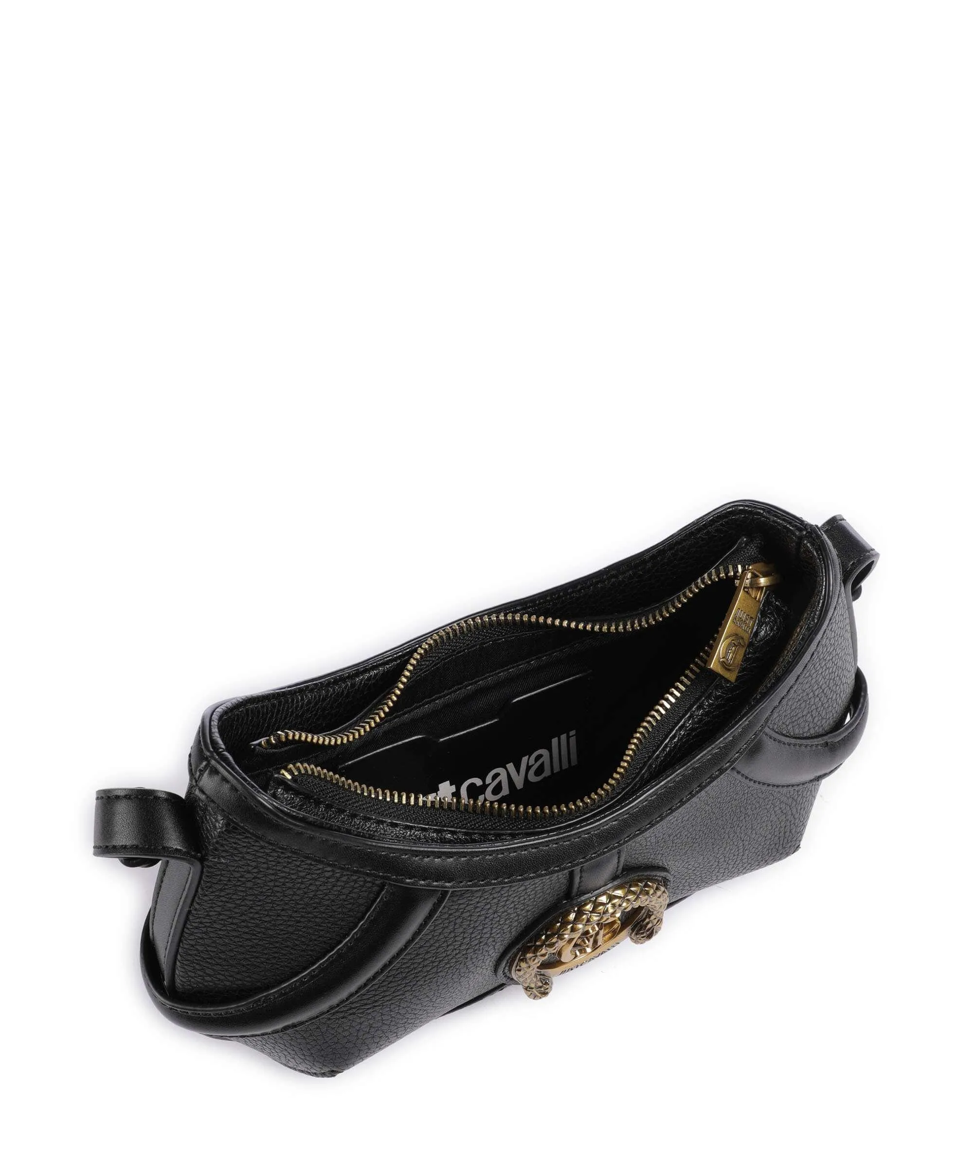  Just Cavalli Range M Style 2 Borsa a spalla pelle sintetica nero  
