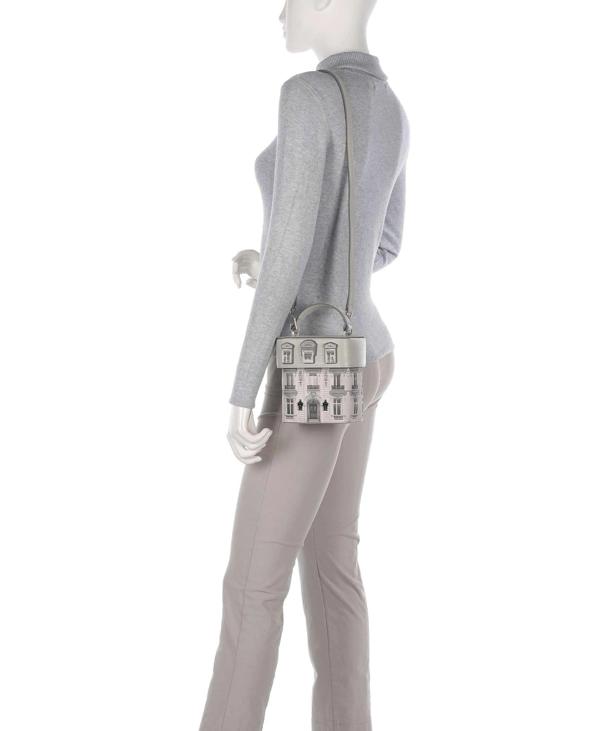  Karl Lagerfeld K/Rue St Guillaume Borsa a tracolla pelle sintetica grigio  