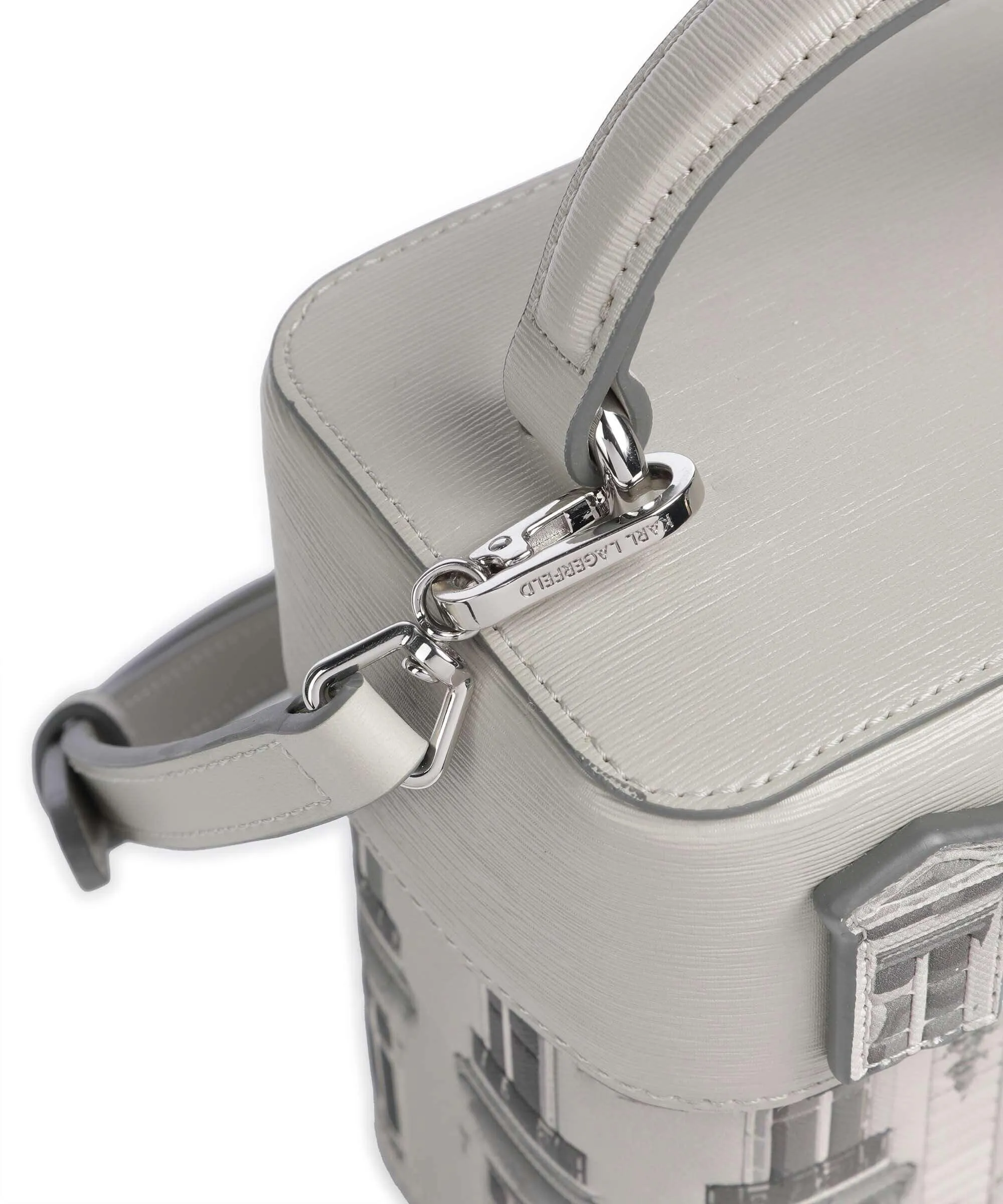  Karl Lagerfeld K/Rue St Guillaume Borsa a tracolla pelle sintetica grigio  