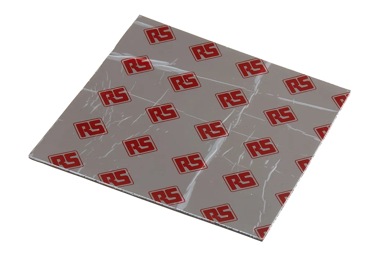 Lamiera interfaccia termica RS PRO, 150 x 150mm, spessore 2mm, 3.2W/m·K, Adesivo