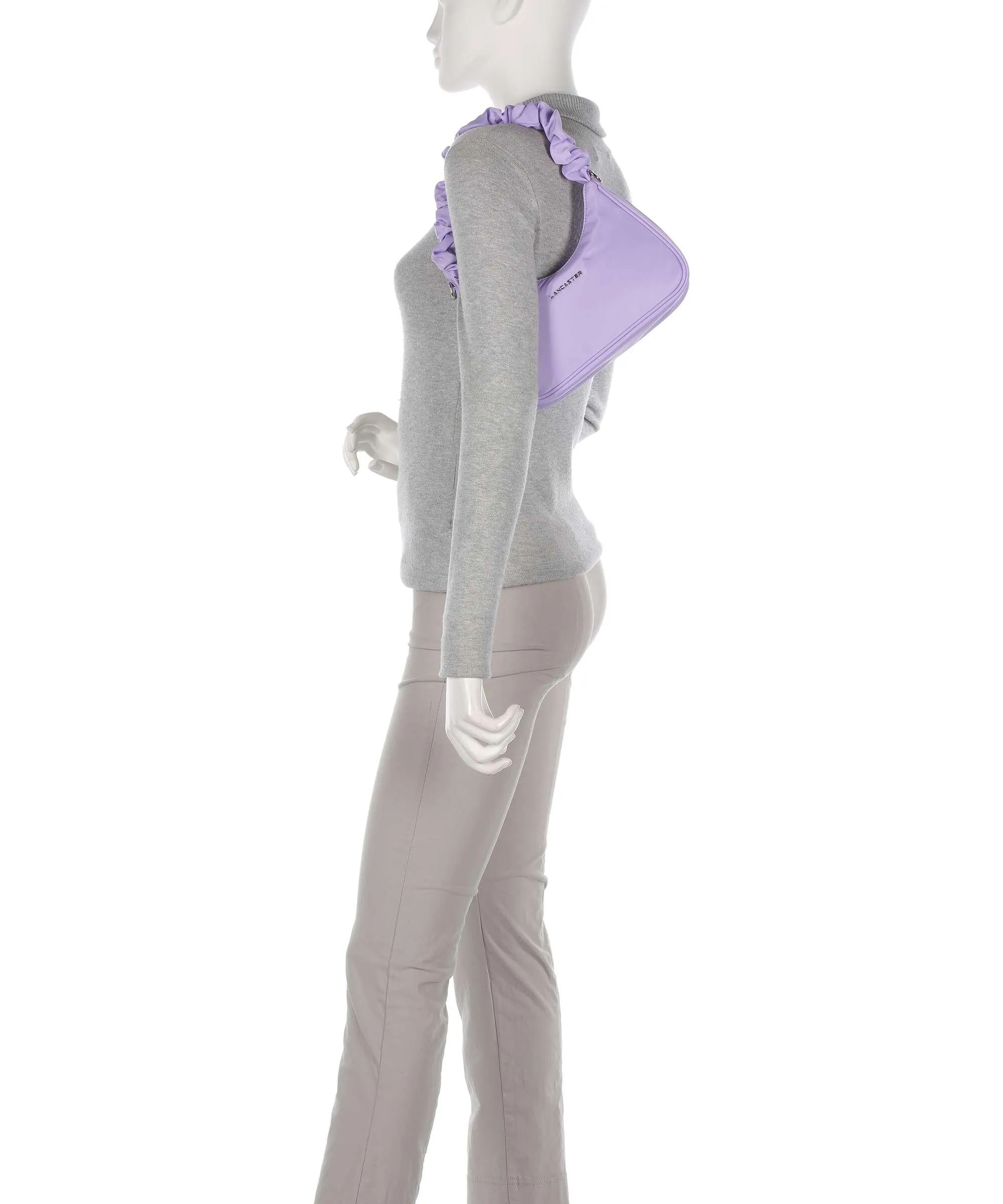  Lancaster Basic Chouchou Borsa a spalla nylon viola  