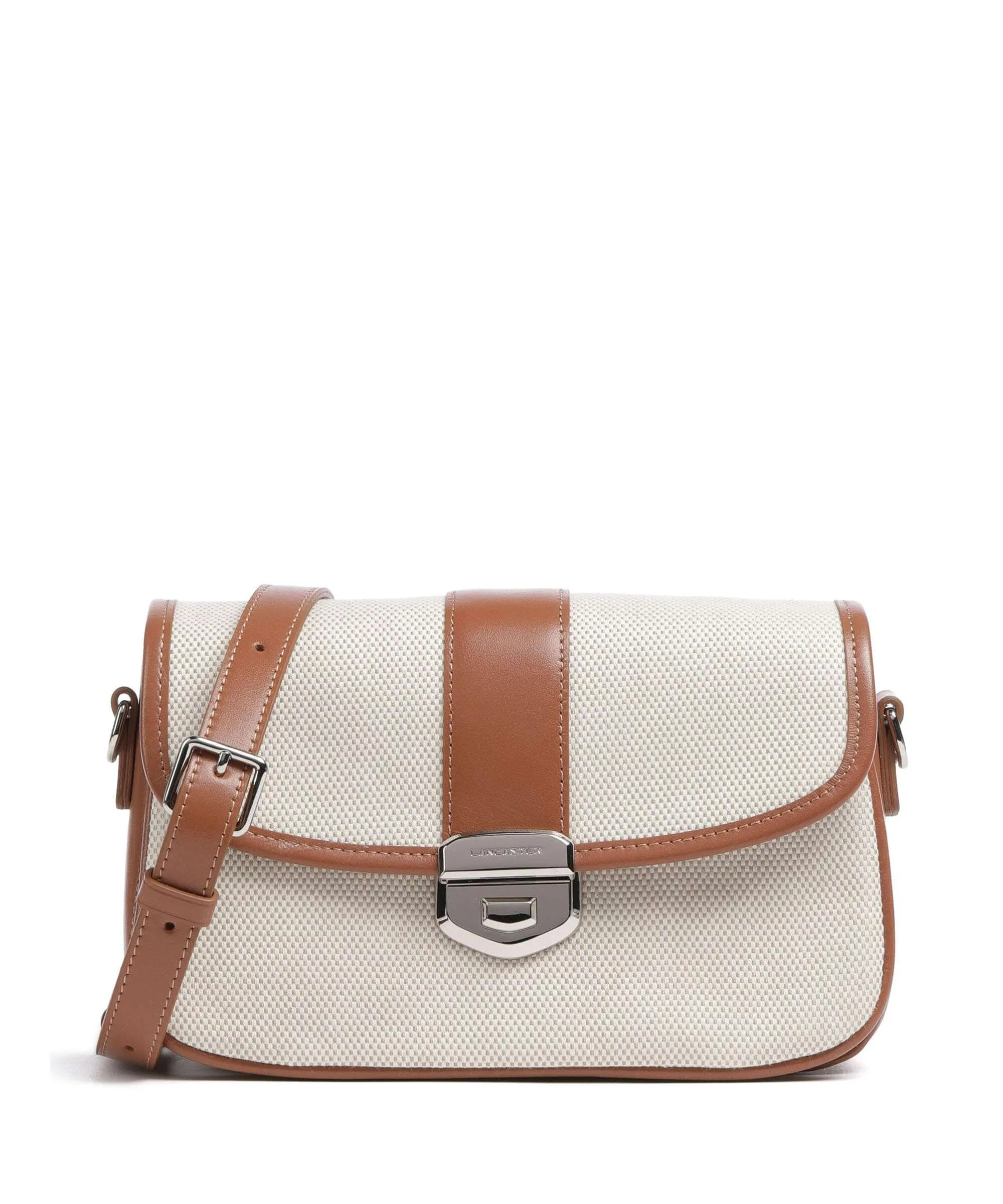  Lancaster Canvas Fia Borsa a tracolla tela, pelle bovina marrone/beige  