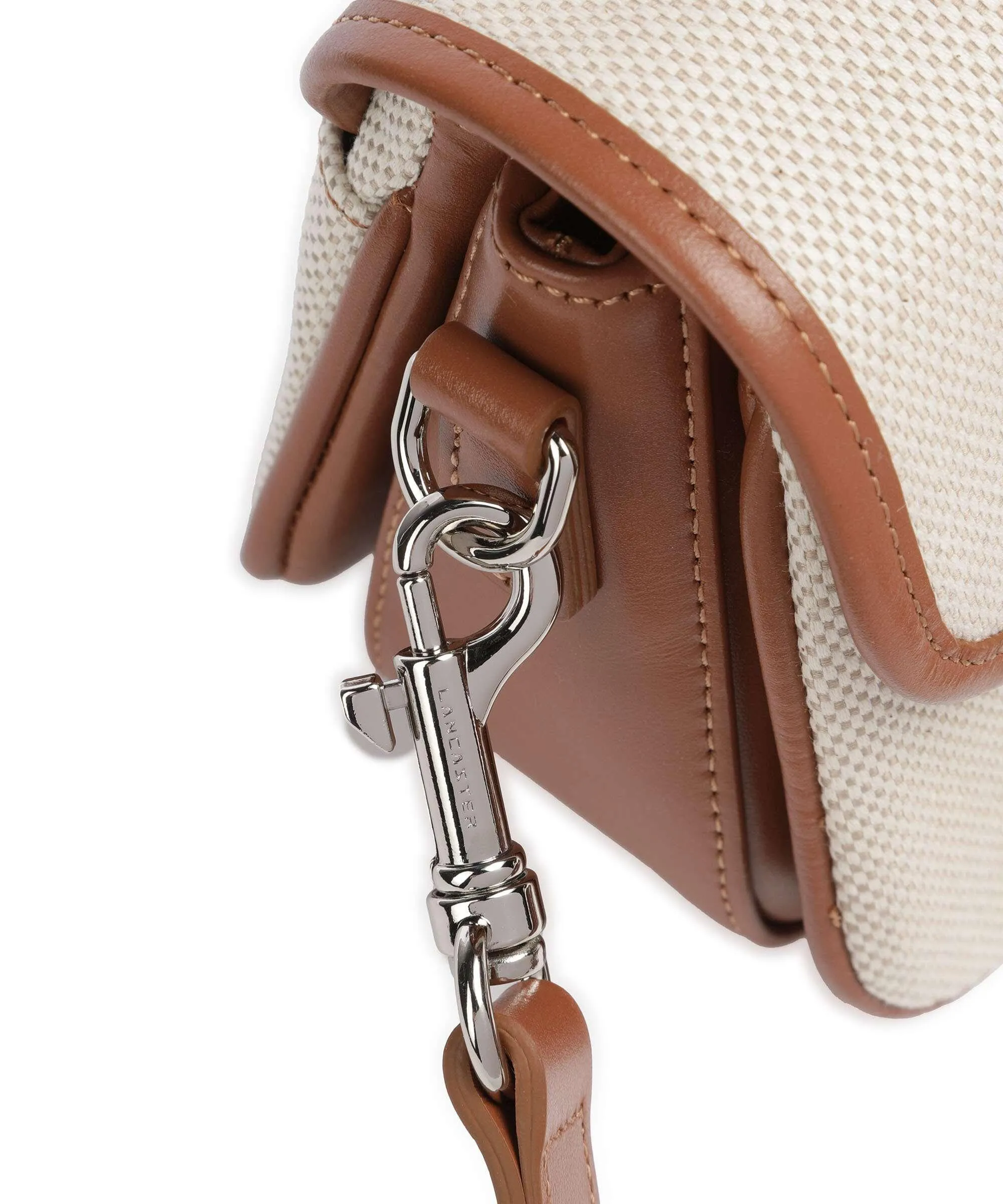  Lancaster Canvas Fia Borsa a tracolla tela, pelle bovina marrone/beige  