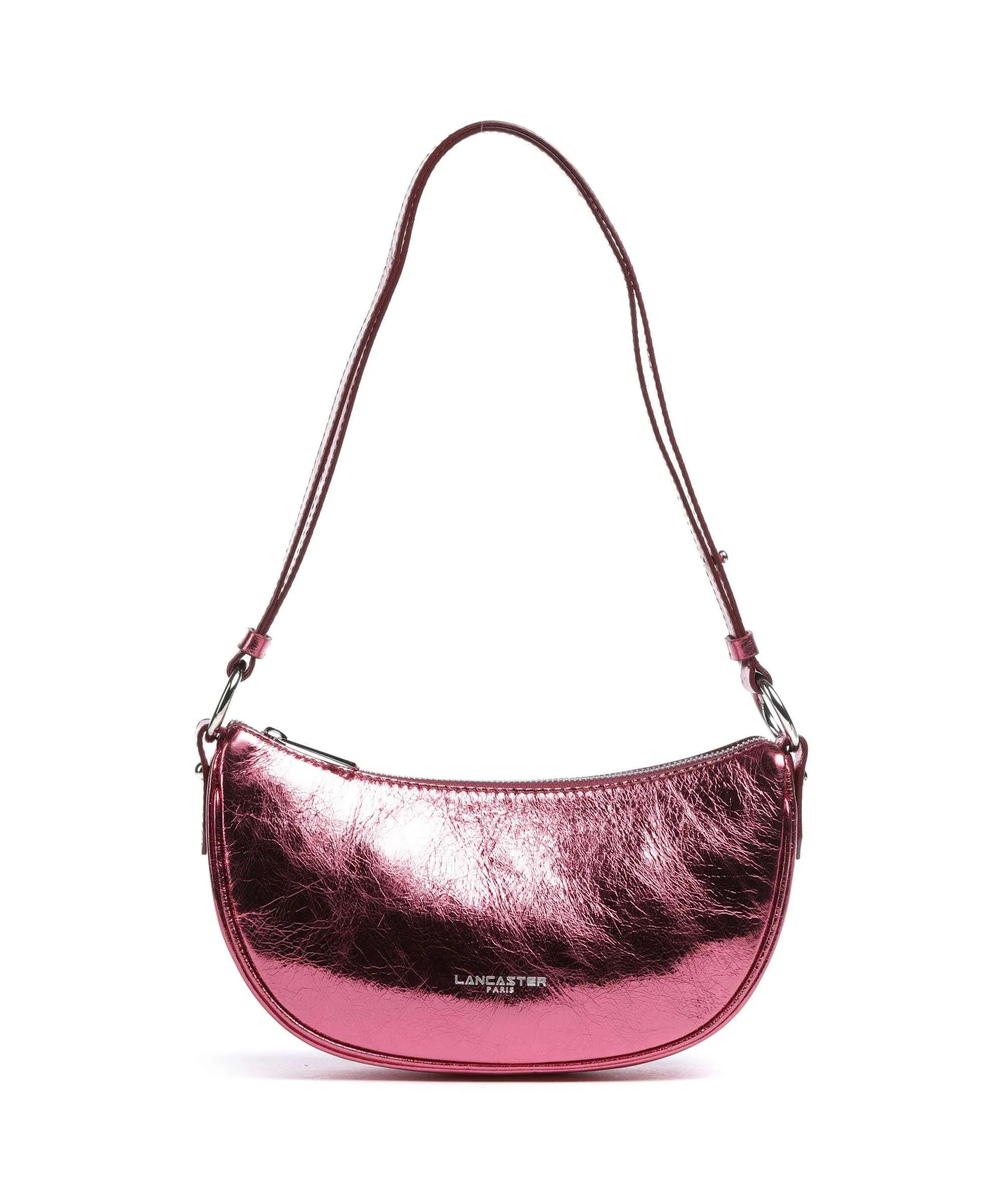  Lancaster Firenze Fashion Borsa a spalla pelle di vacchetta grana pink  