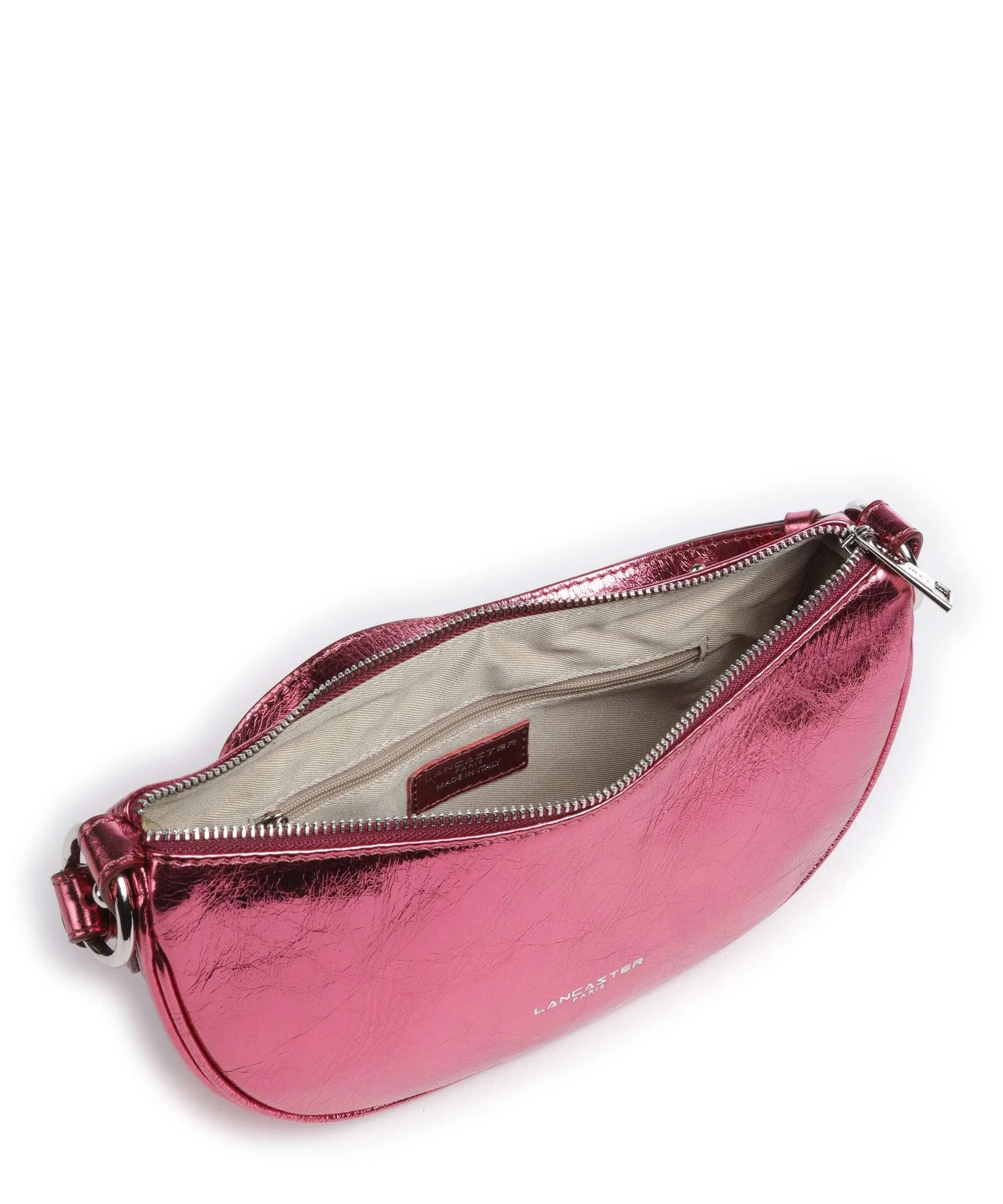  Lancaster Firenze Fashion Borsa a spalla pelle di vacchetta grana pink  