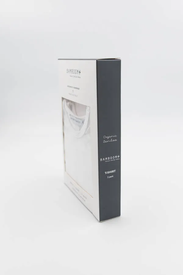 Maglietta Basic Maniche Corte - White  - 2 pc - BIANCO 01