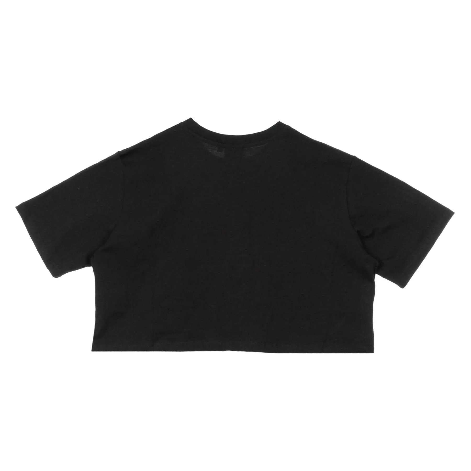 Maglietta Corta Donna Logo Crop Top Black