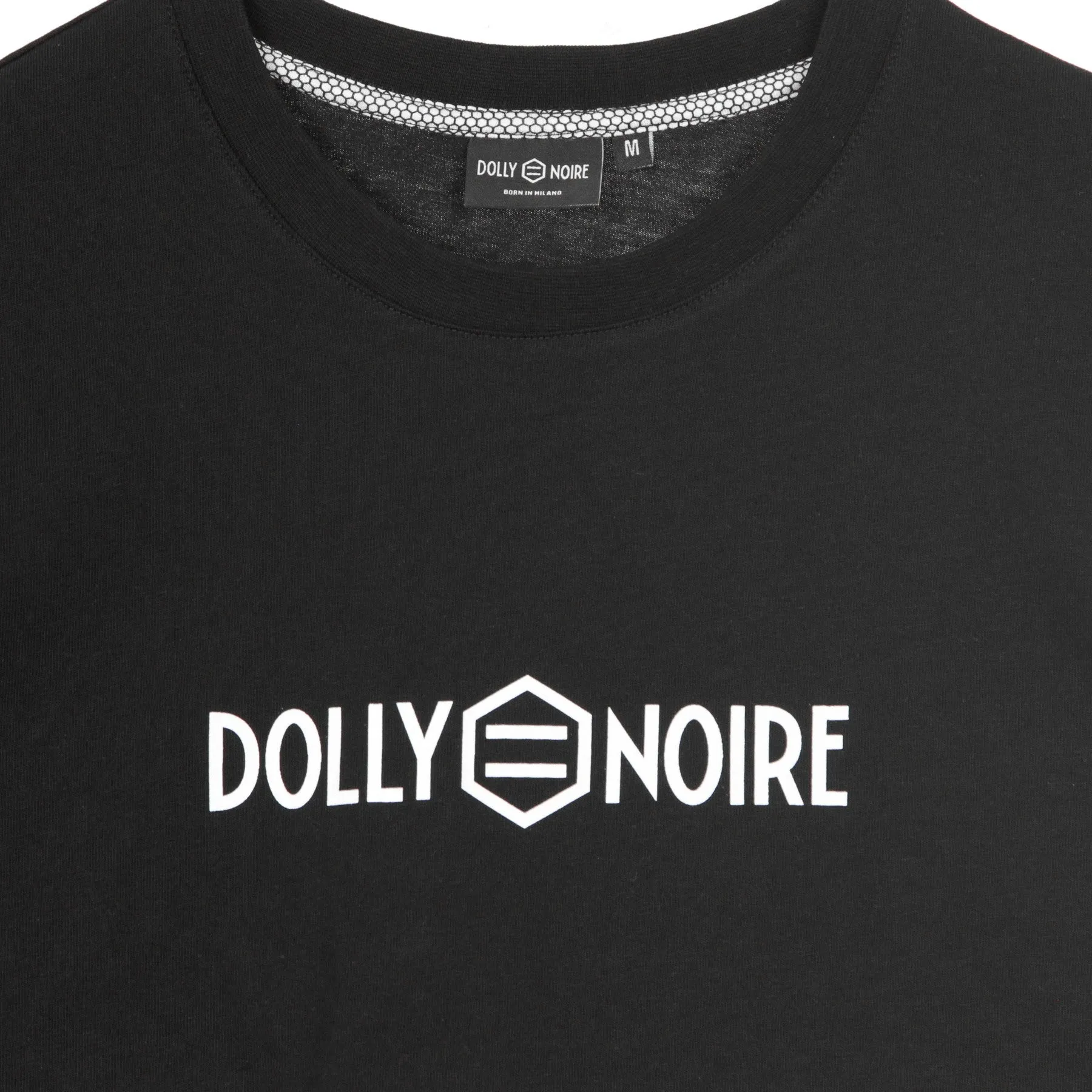 Maglietta Corta Donna Logo Crop Top Black