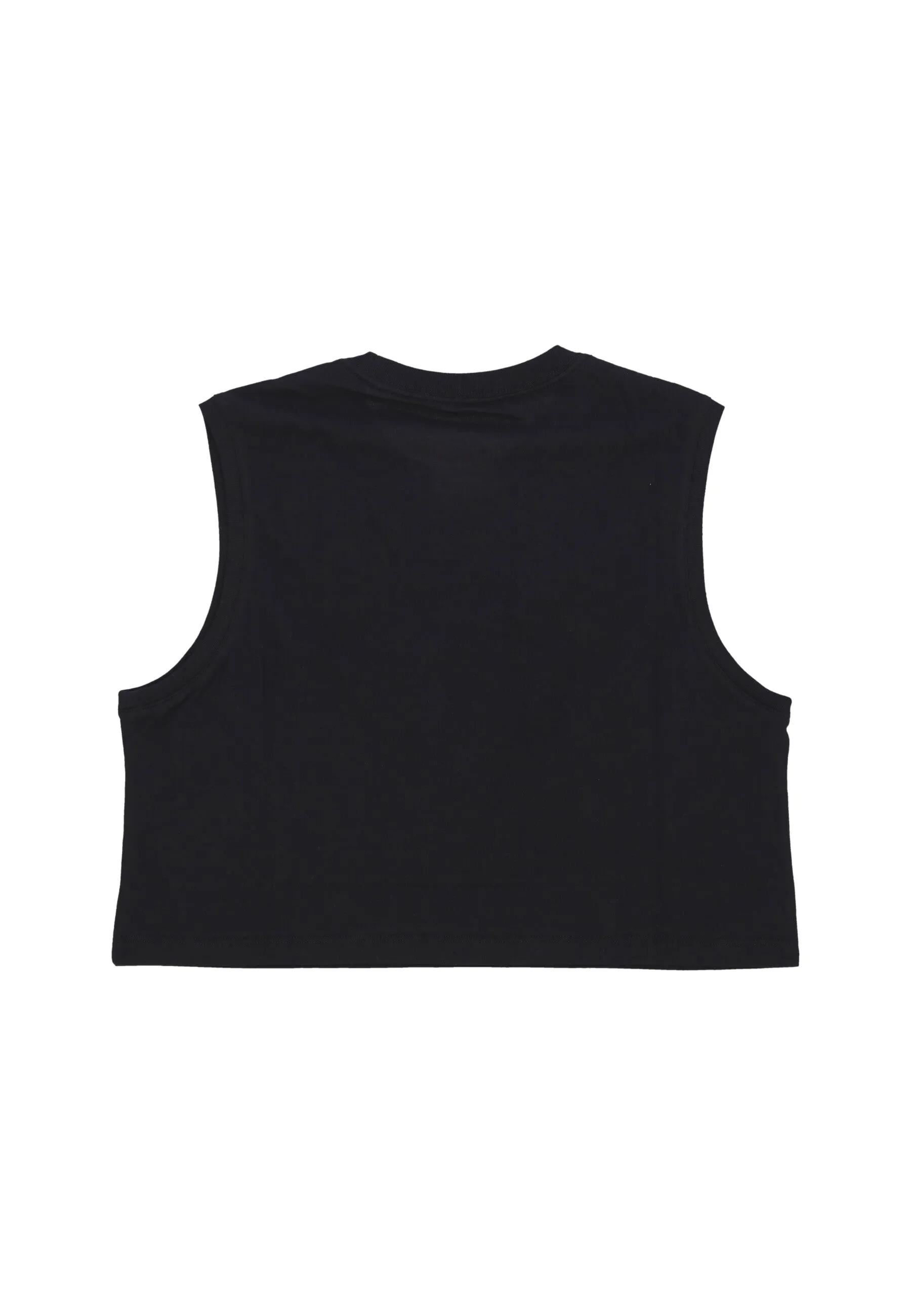 Maglietta Corta Donna W Sportswear Club Crop Tee Black/white