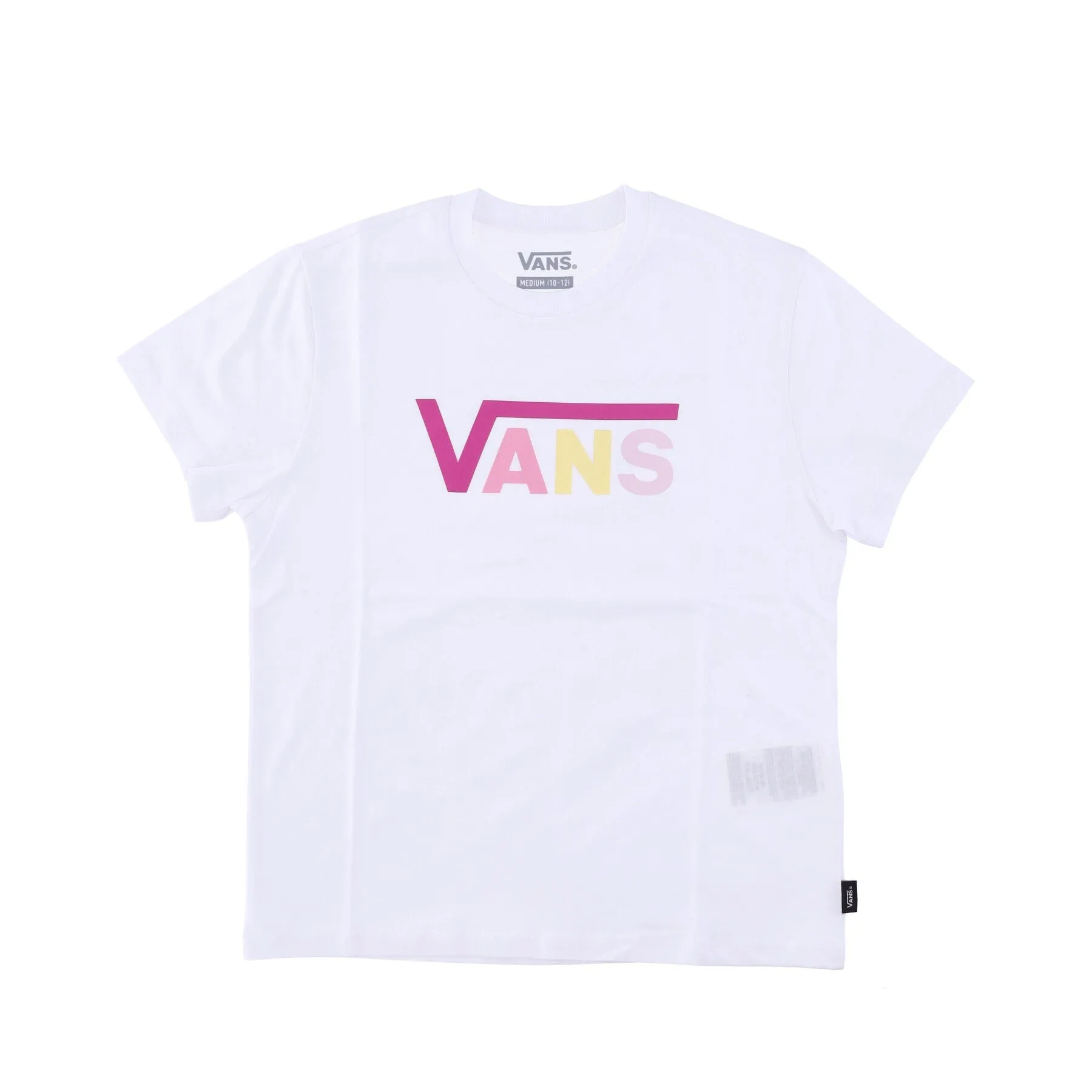 Maglietta Ragazza Flying V Crew White/fuchsia Red