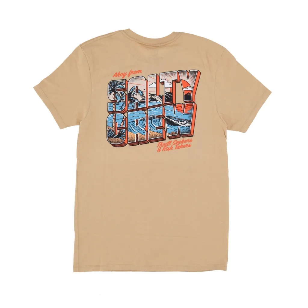 maglietta uomo greetings premium tee CAMEL