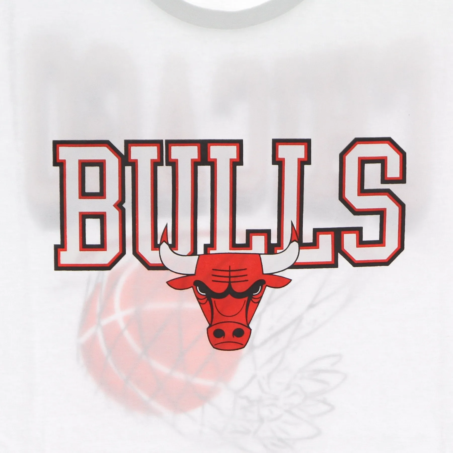 Maglietta Uomo Nba Basketball Hoop Graphic Tee Chibul White