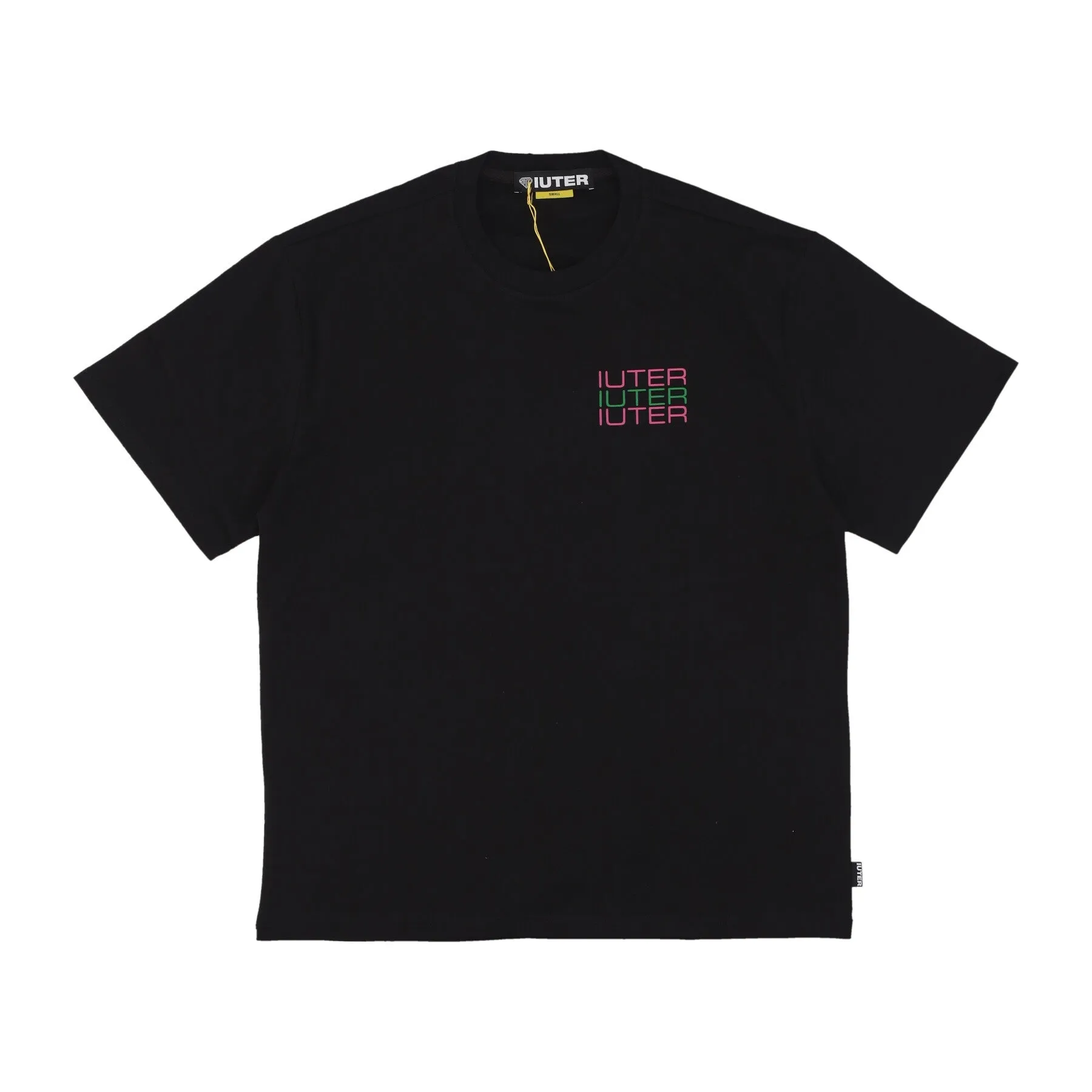 Maglietta Uomo Spine Skulls Tee Black