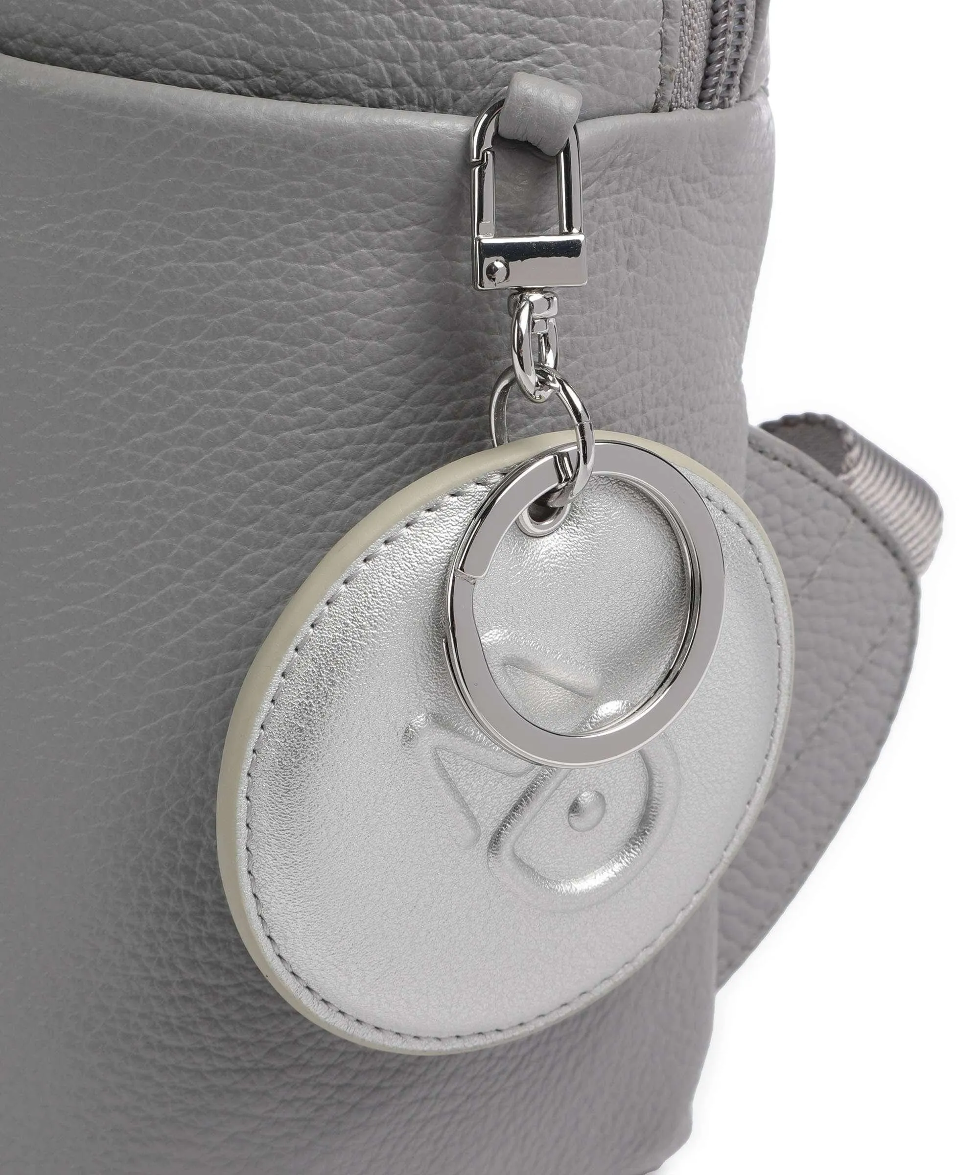  Mandarina Duck Mellow Leather Zaino 13″ pelle di vitello grana grigio  