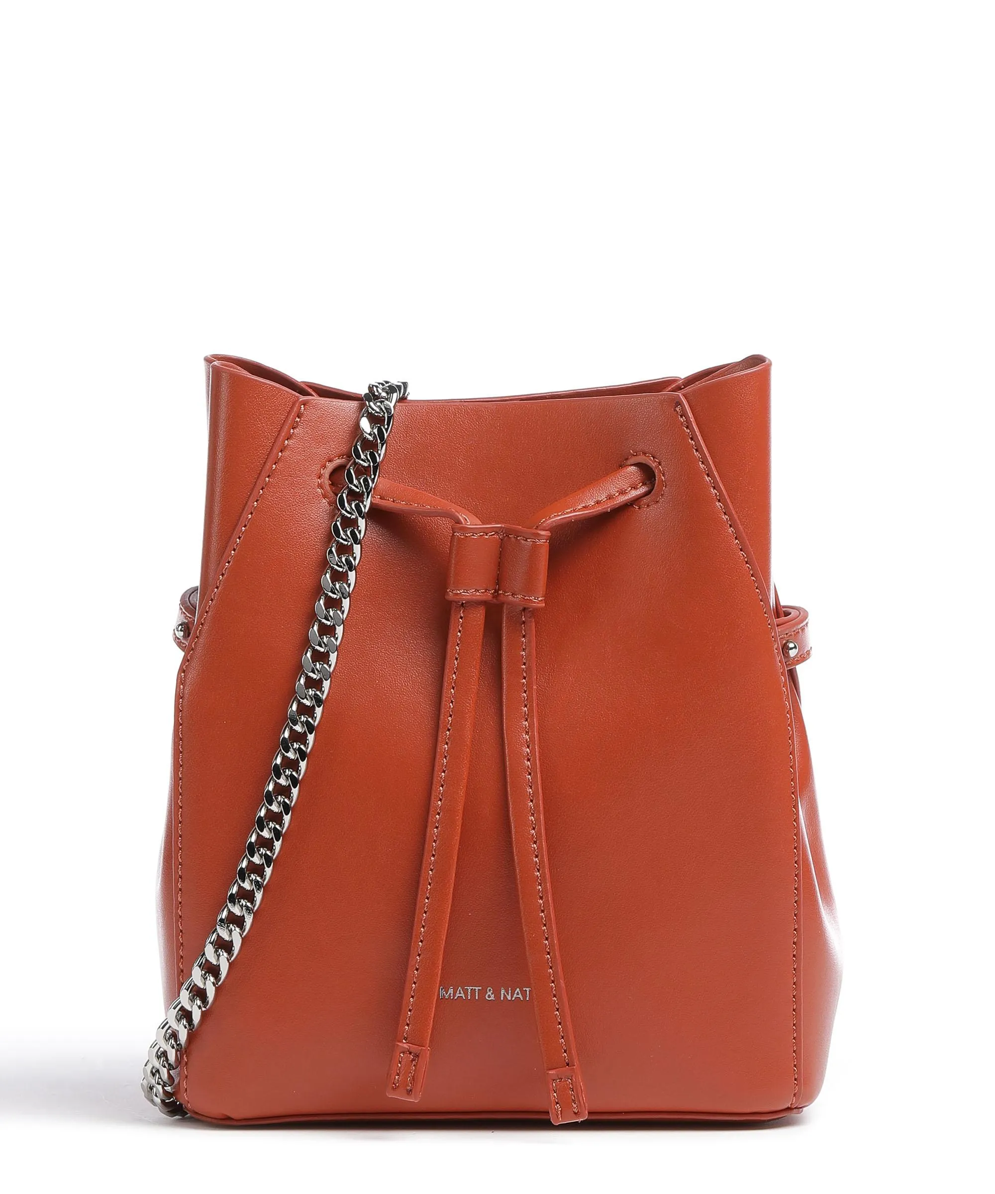  Matt & Nat Studio 901 Grace Borsa a secchiello pelle di mela marrone rosso  