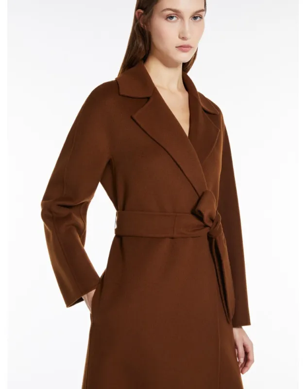 MAX MARA - Cappotto a vestaglia in lana e cachemire
