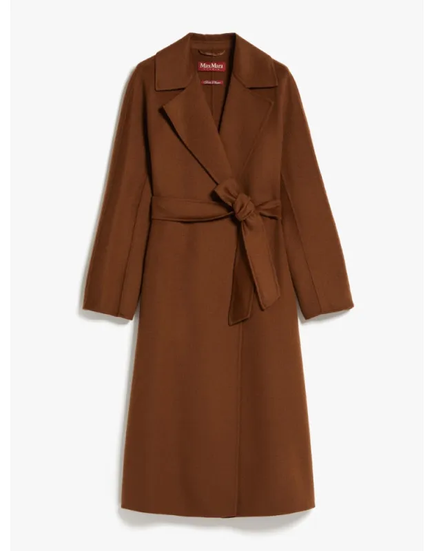 MAX MARA - Cappotto a vestaglia in lana e cachemire