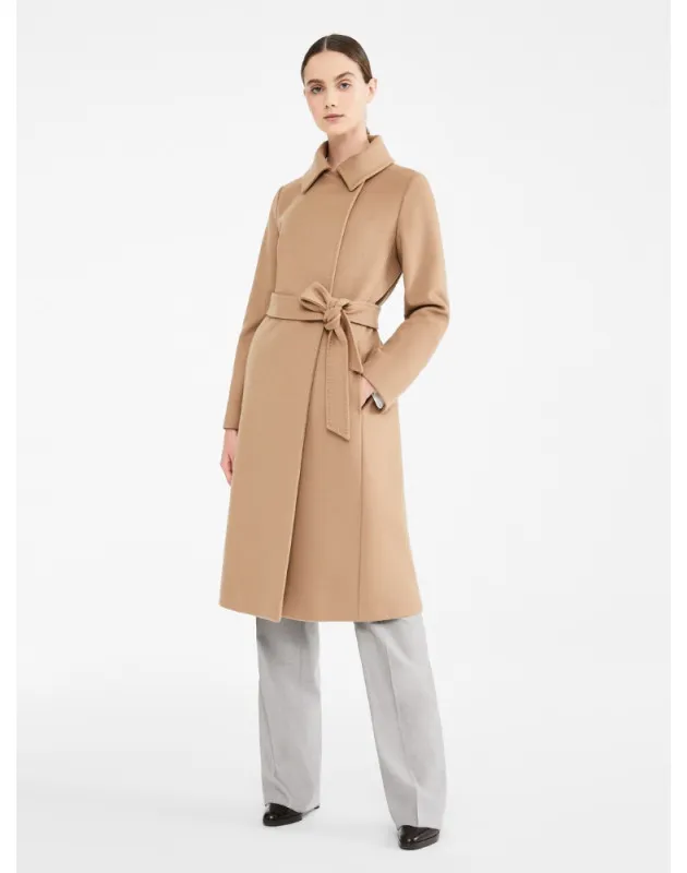MAX MARA - Cappotto a vestaglia in lana