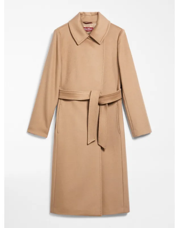 MAX MARA - Cappotto a vestaglia in lana