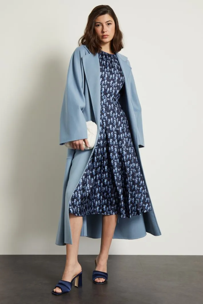 Maxi cappotto in drap