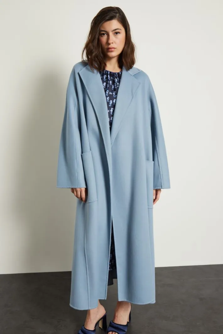 Maxi cappotto in drap