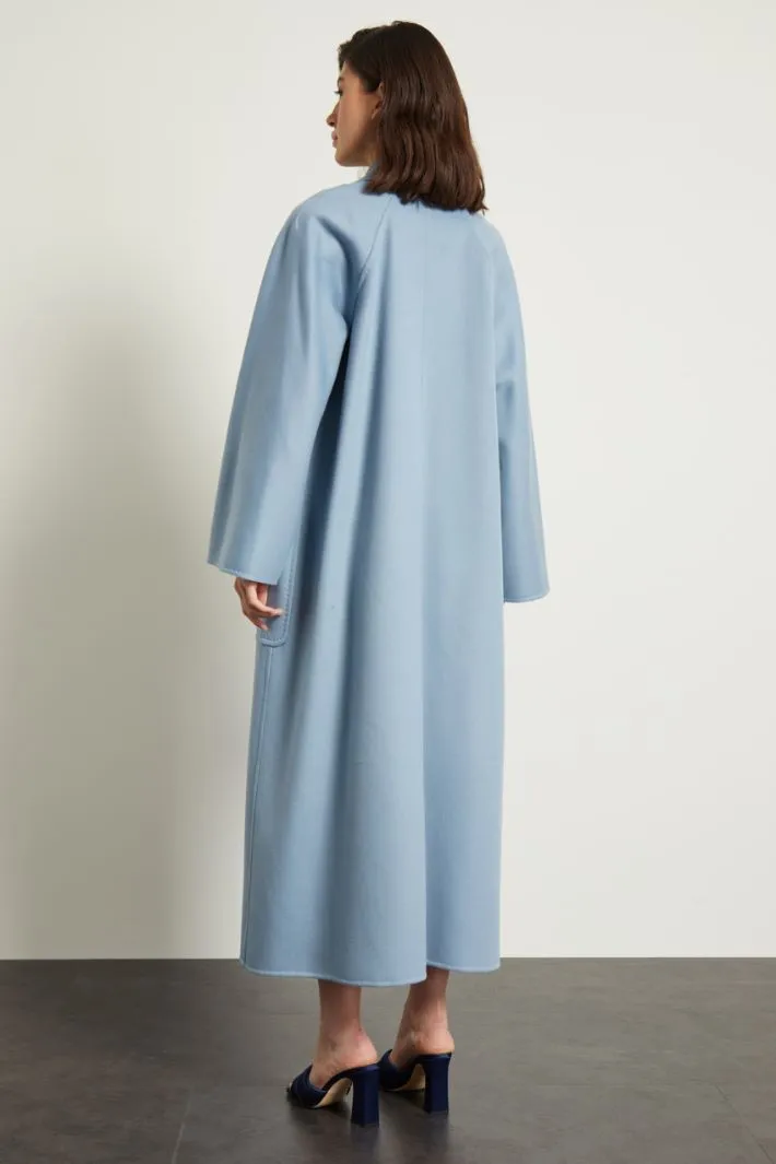 Maxi cappotto in drap