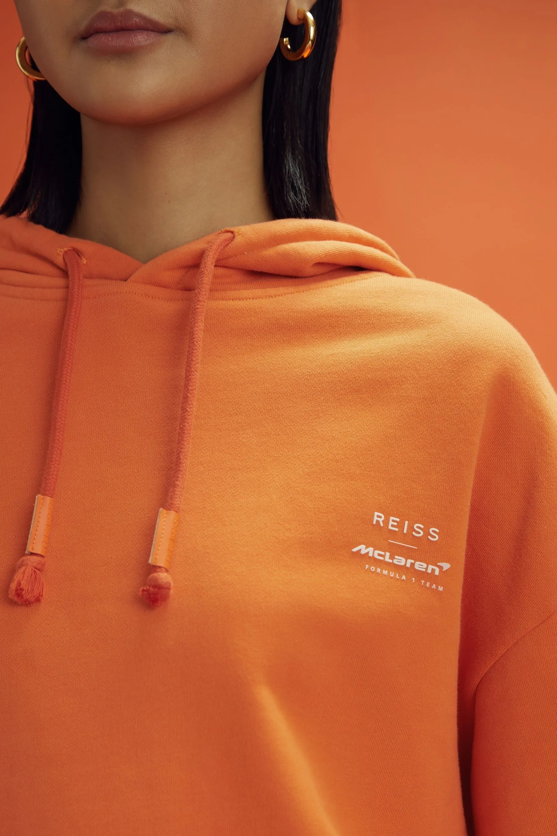 McLaren F1 Felpa con cappuccio in cotone elasticizzato    