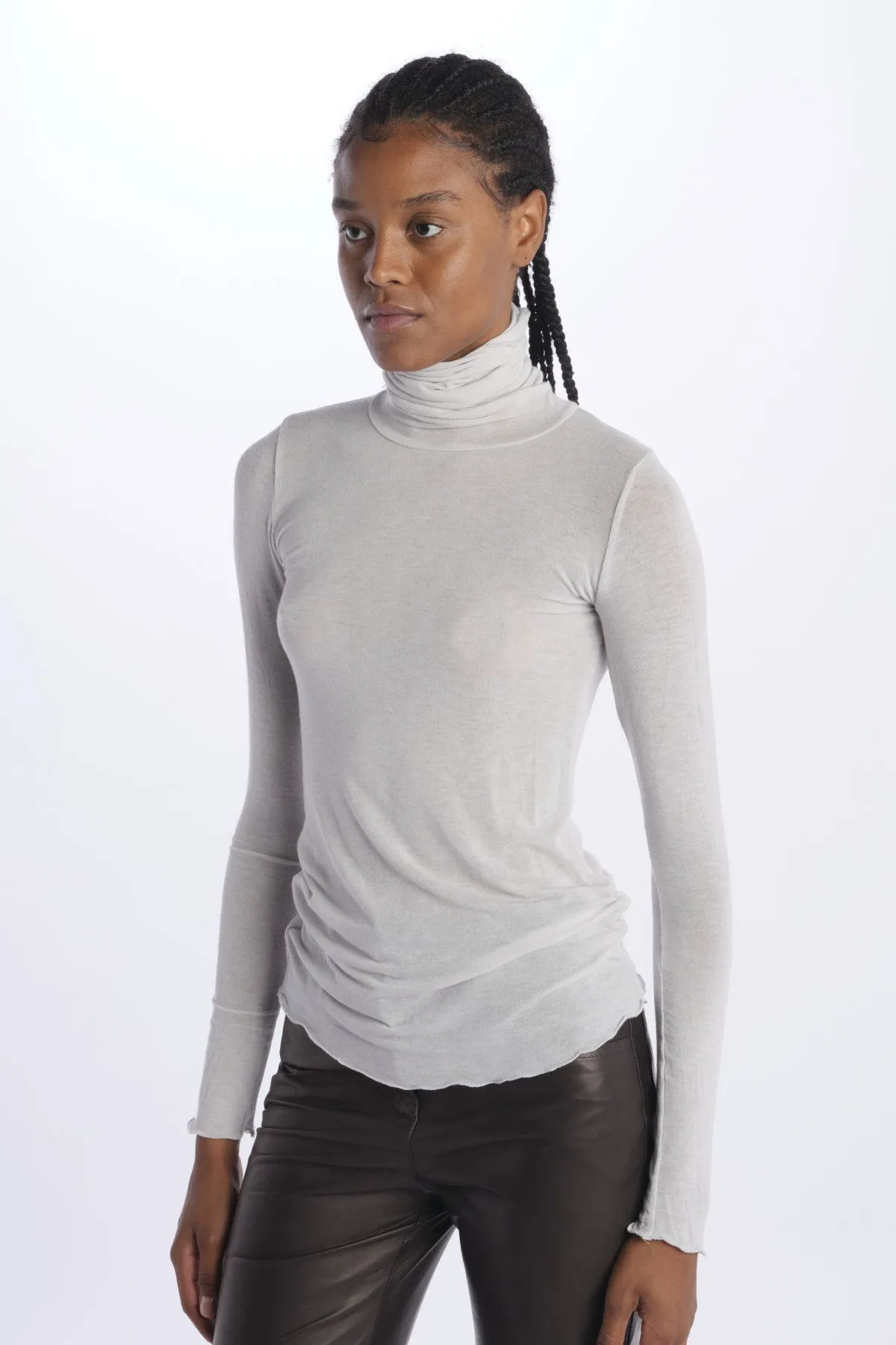 milaura knit Dolcevita jersey unita    
