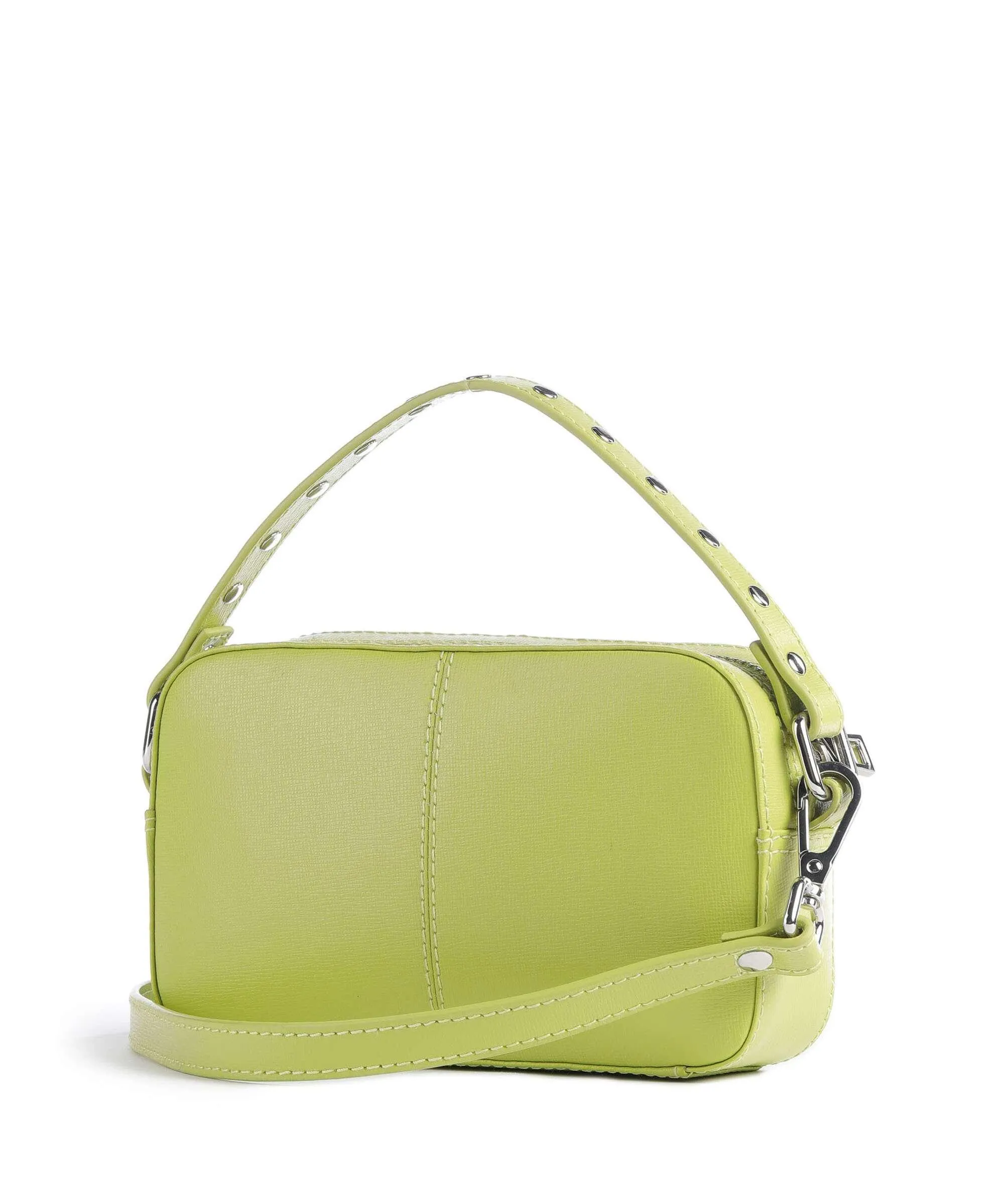  Núnoo Florence Helena Borsa a tracolla pelle a grana fine verde chiaro  