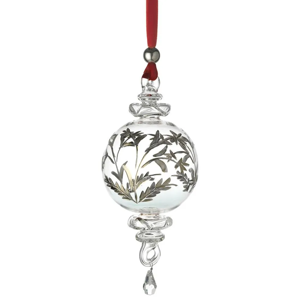 Pallina albero Natale cristallo argento 925 Dogale 51.11.0123
