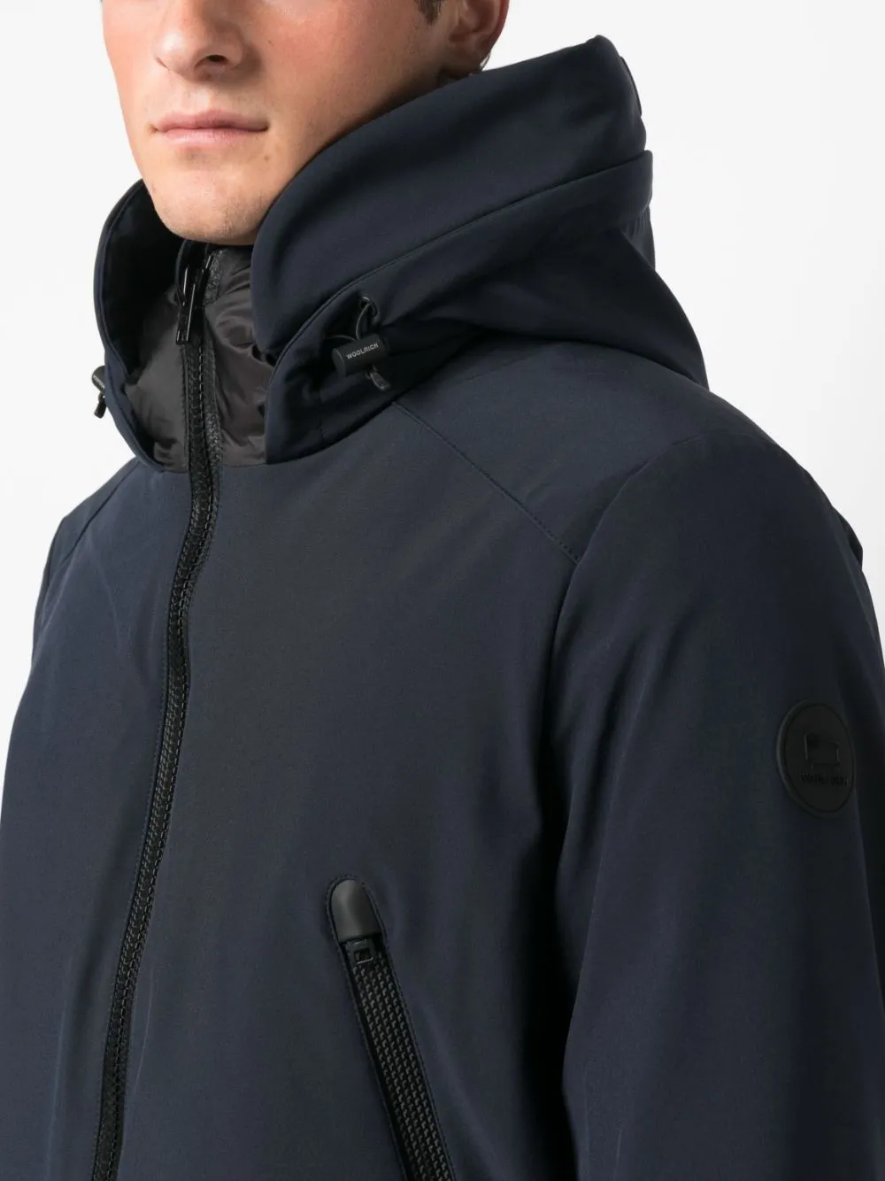 parka blu soft shell