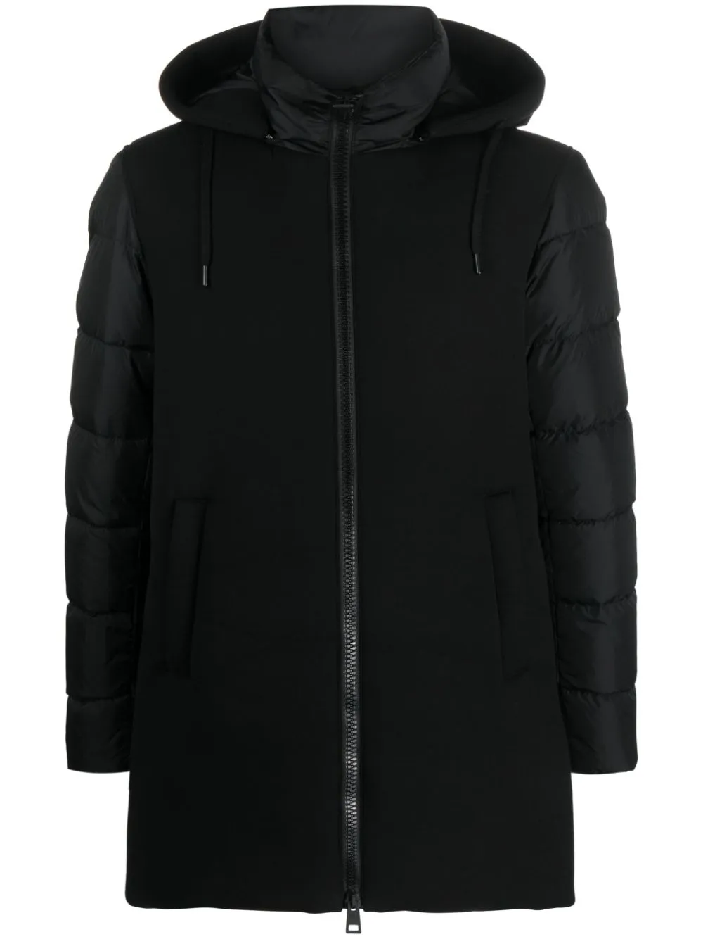 parka imbottito nero