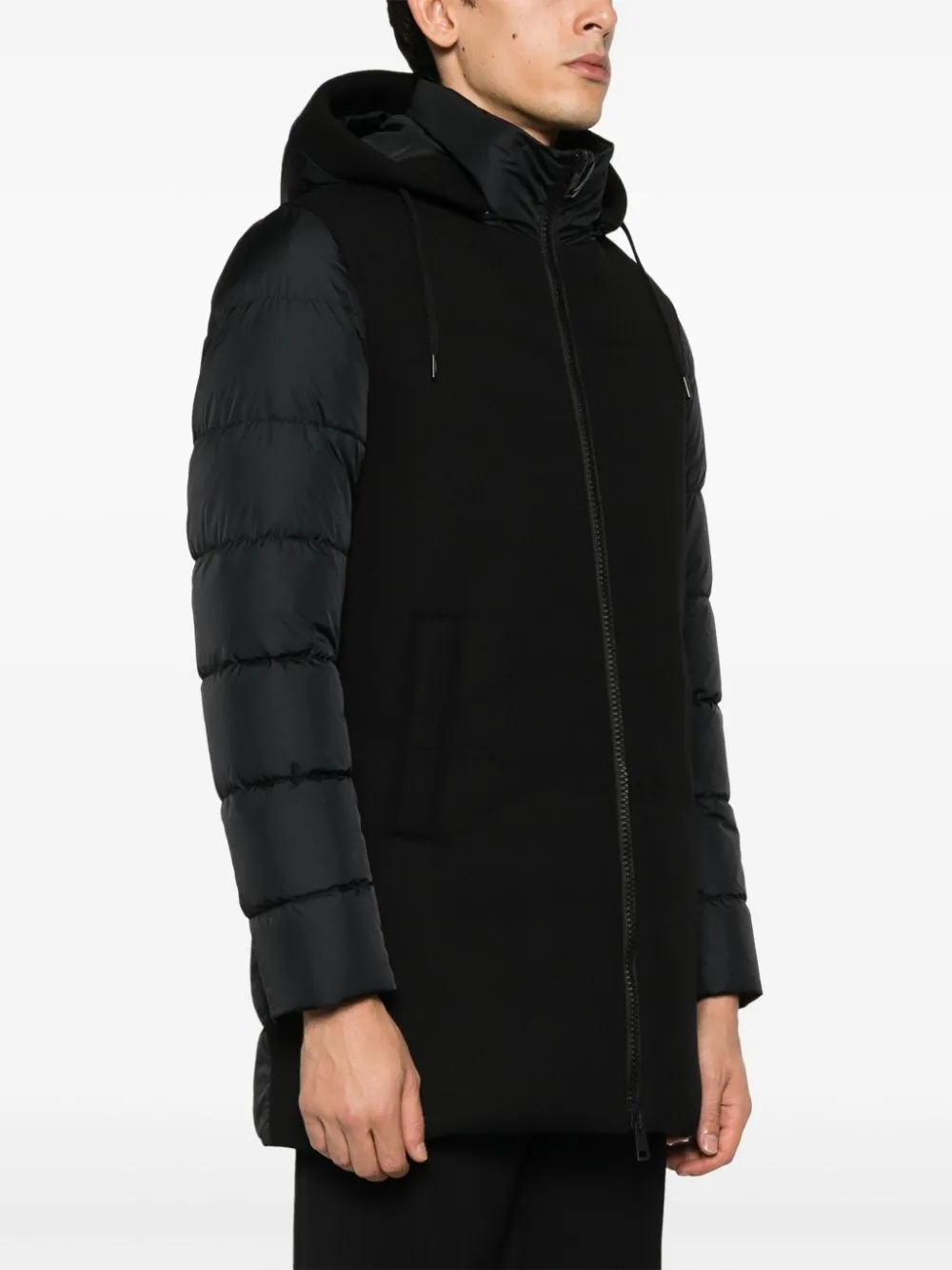 parka imbottito nero