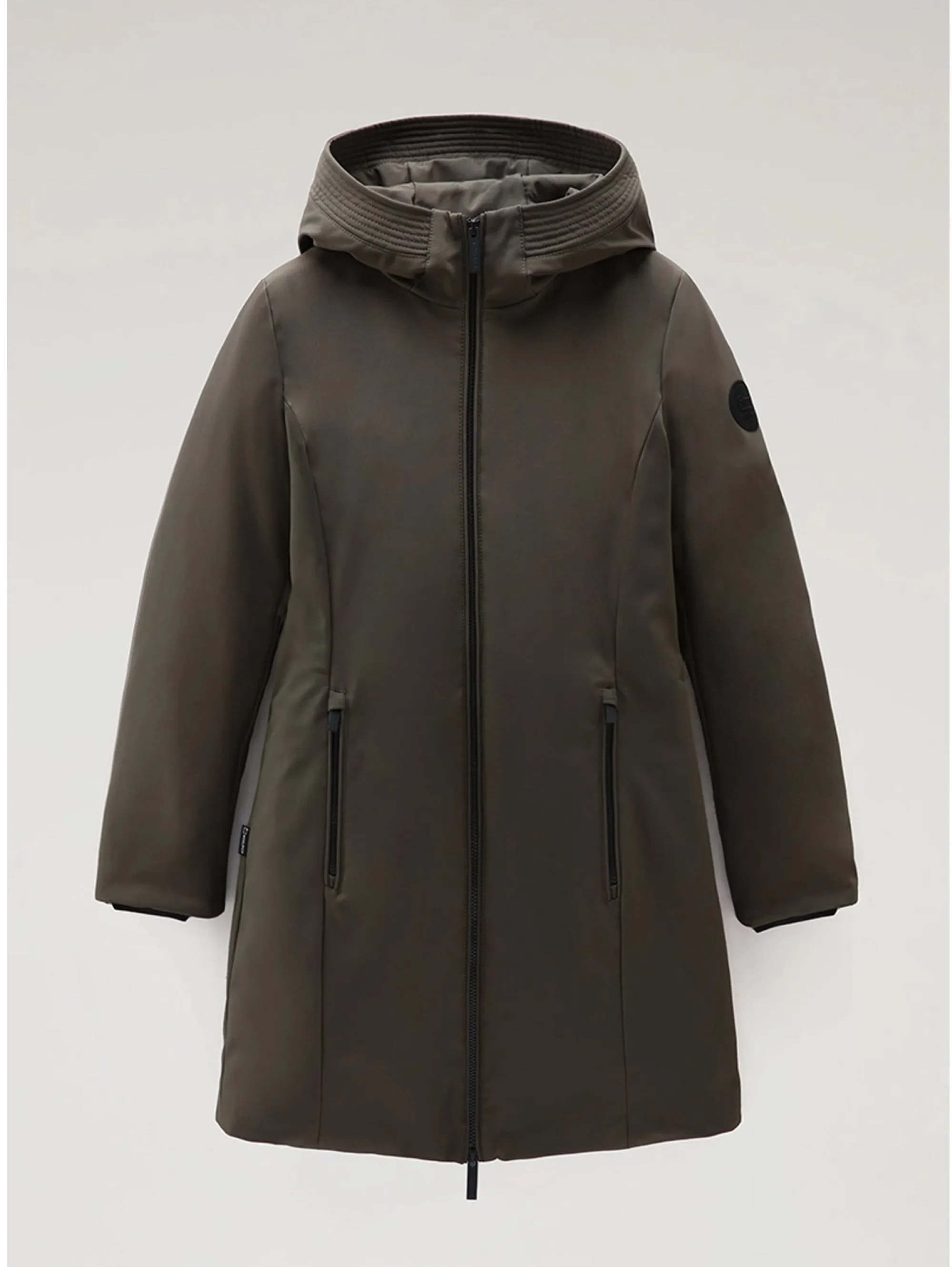 Parka in Softshell Verde
