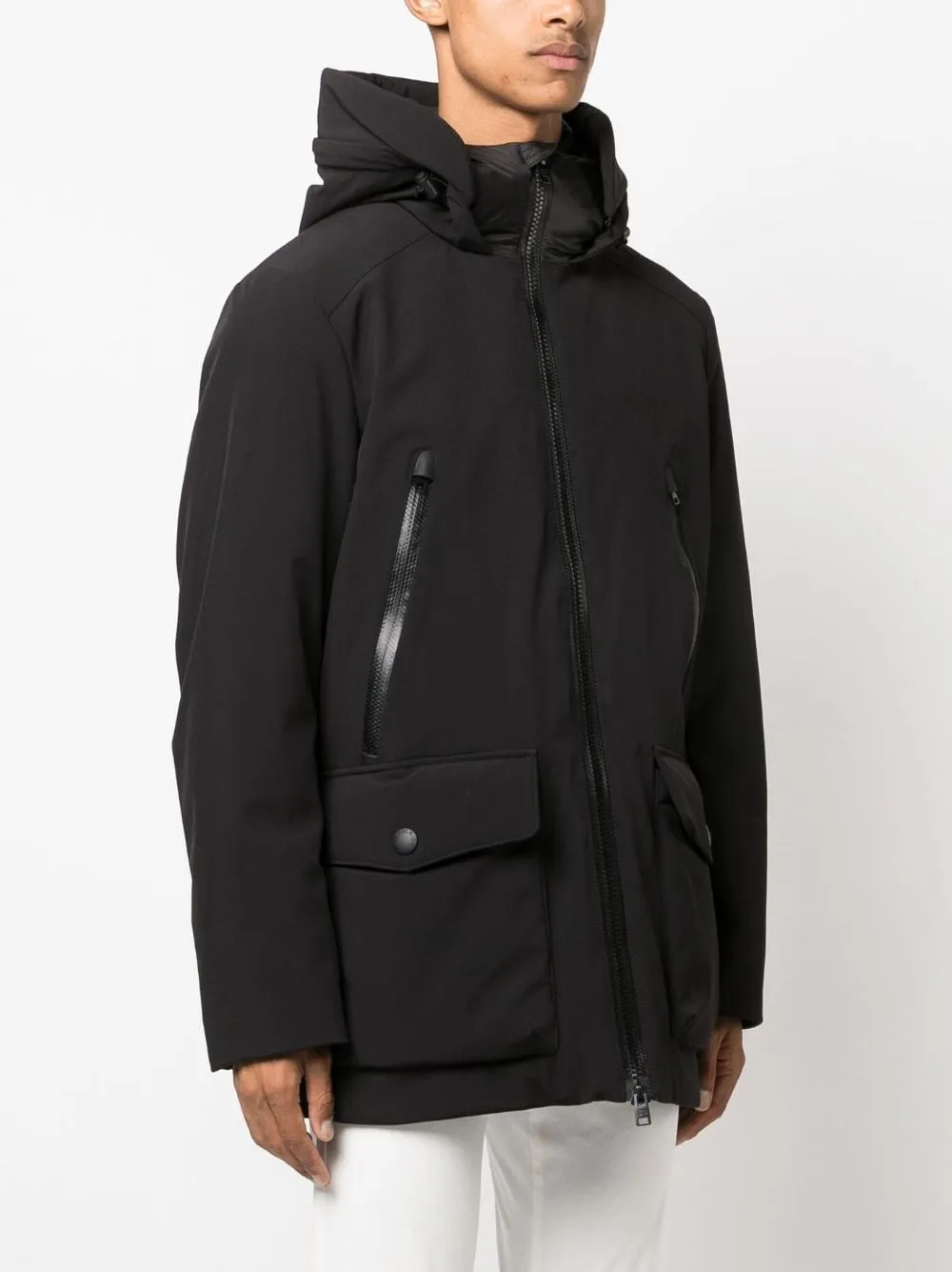 Parka nero soft shell