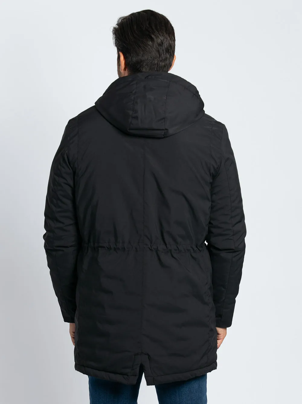 Parka tre quarti imbottito